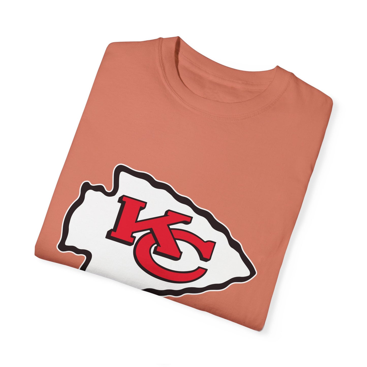 Kansas City Chiefs Collectibles Garment-Dyed T-Shirt – Premium Cotton Tee for Customization