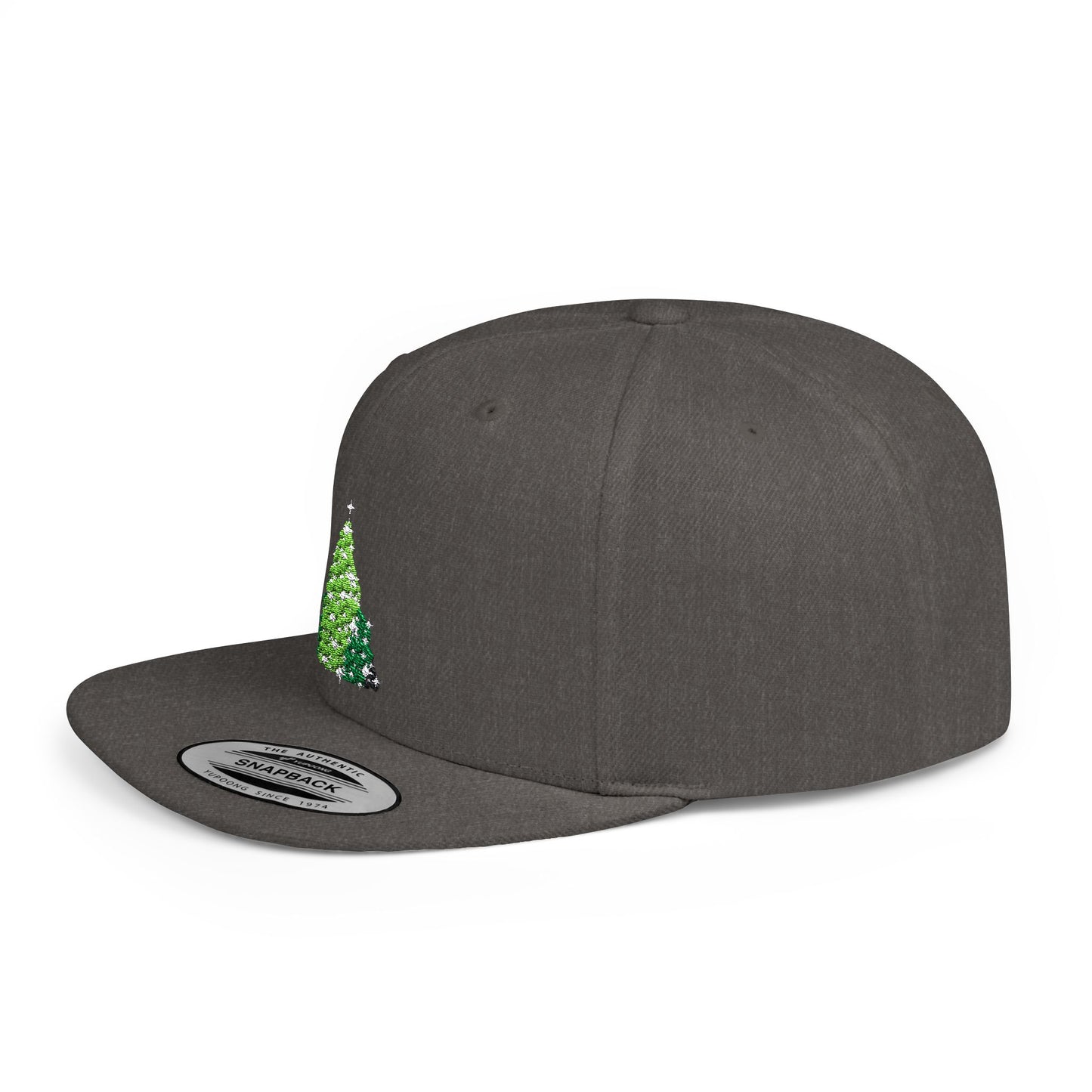 Christmas Tree Oh Christmas Tree Flat Bill Snapback – Lightweight, Custom Fit, Premium Quality