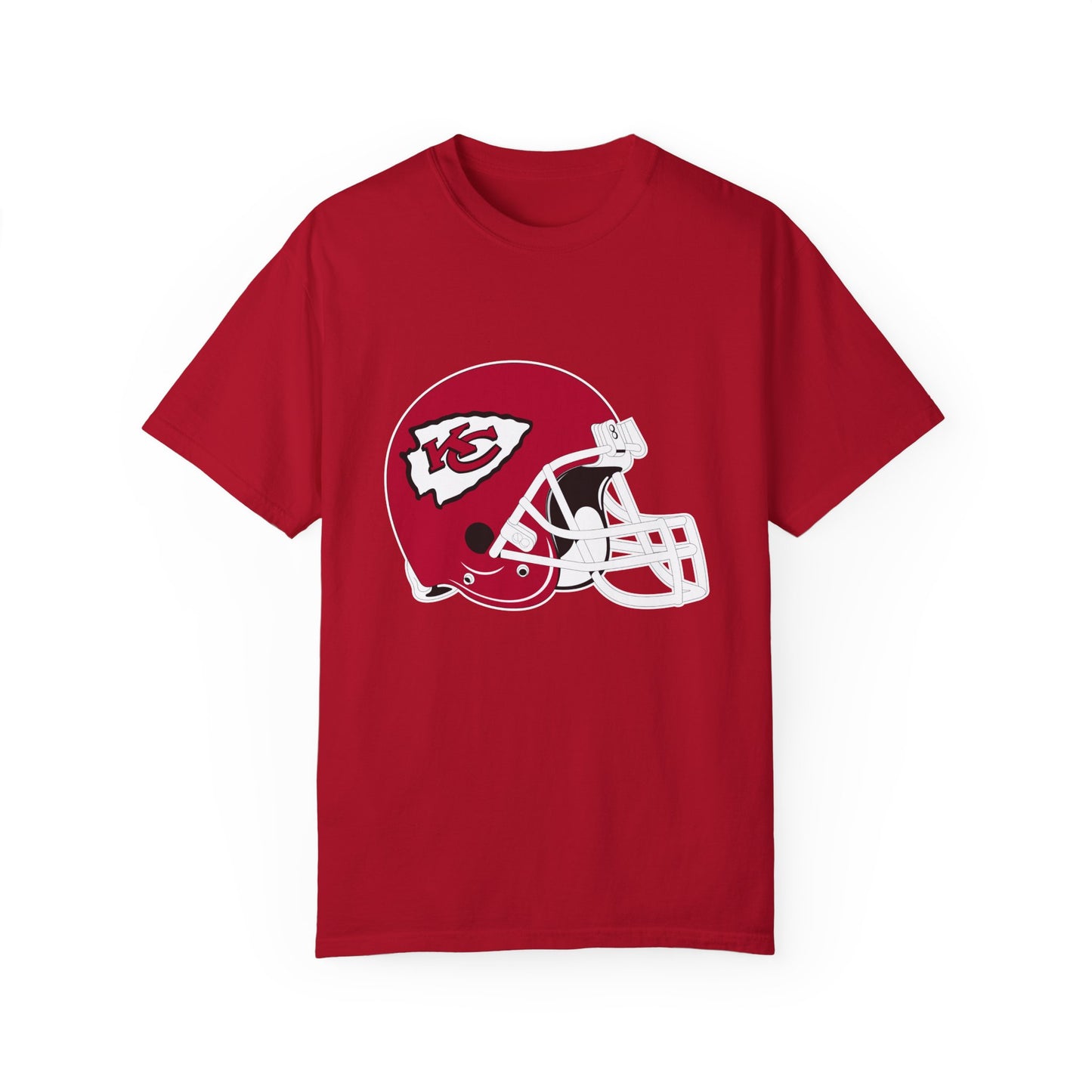 Kansas City Chiefs Football Fans Garment-Dyed T-Shirt – Premium Cotton Tee for Customization