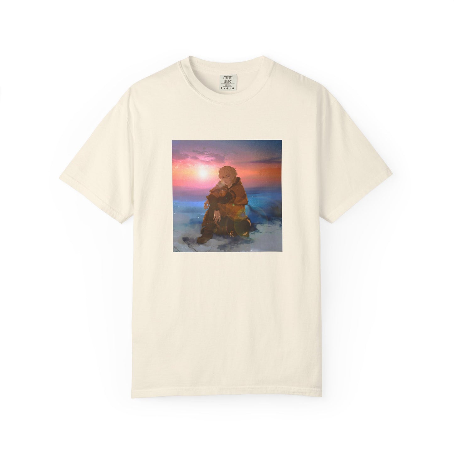 Vinland Saga Thorfinn Garment-Dyed T-Shirt – Premium Cotton Tee for Customization