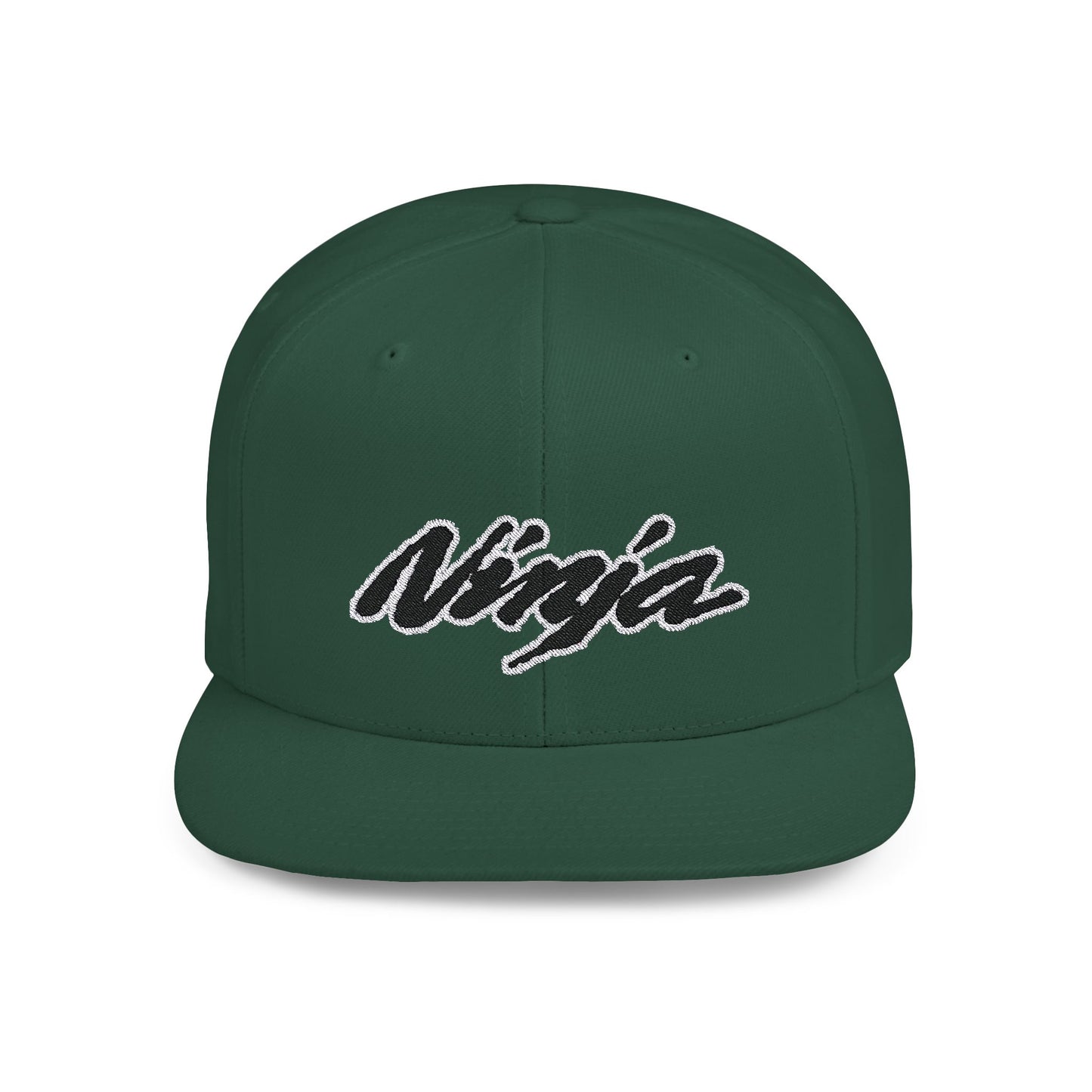 Ninja Flat Bill Snapback – Lightweight, Custom Fit, Premium Quality