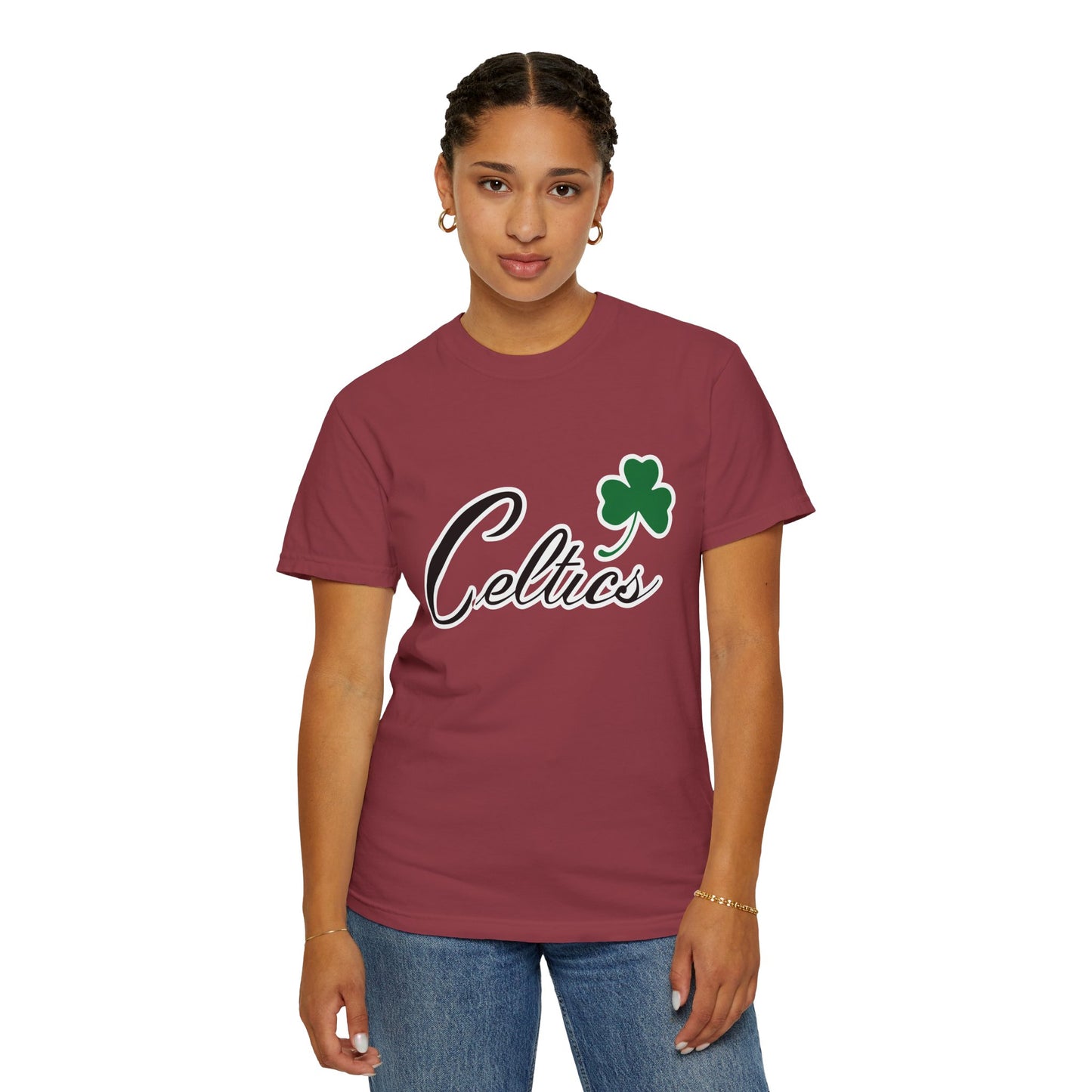 Boston Celtics Game Day Vibes Style Garment-Dyed T-Shirt – Premium Cotton Tee for Customization