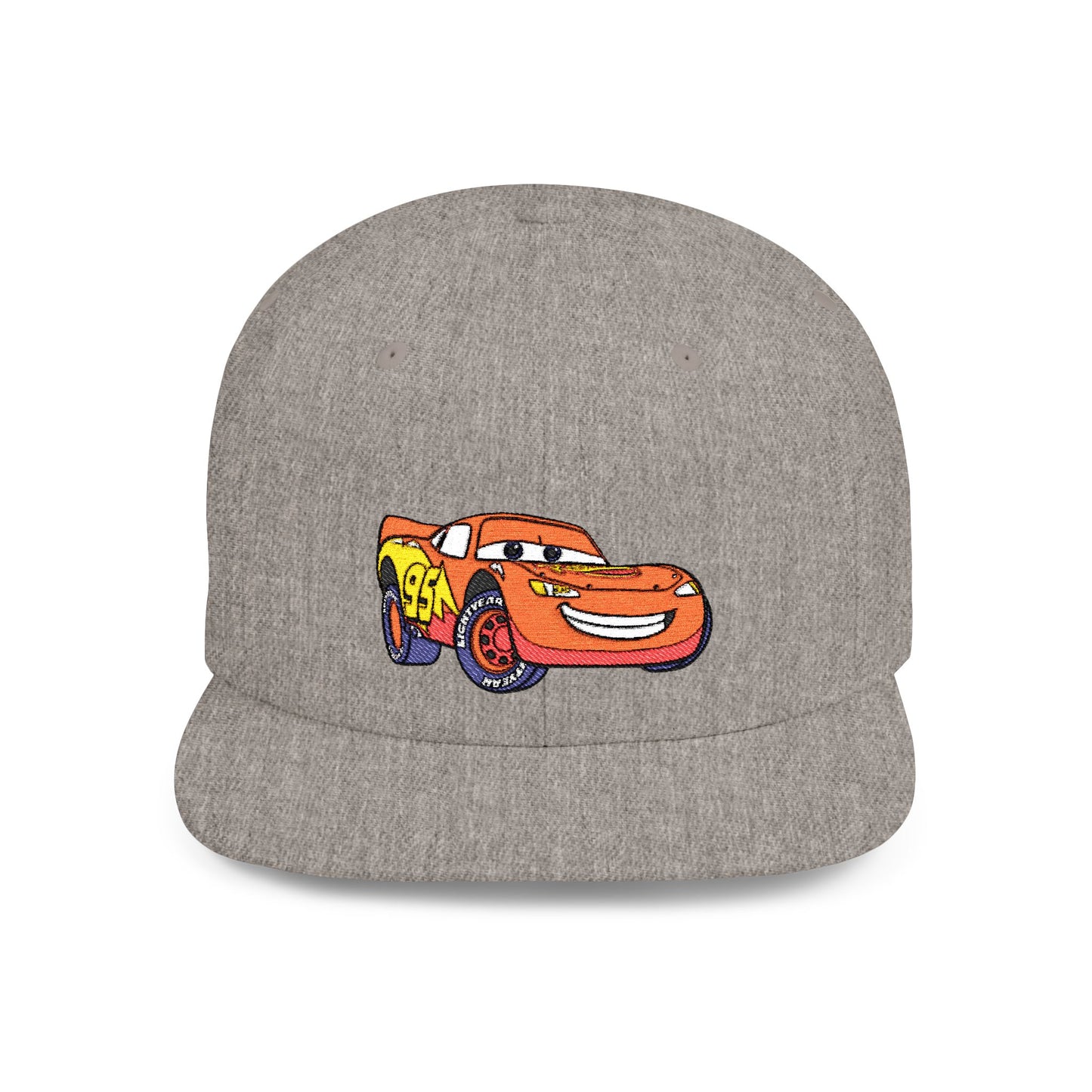Lightning McQueen Cars Disney Flat Bill Snapback – Lightweight, Custom Fit, Premium Quality