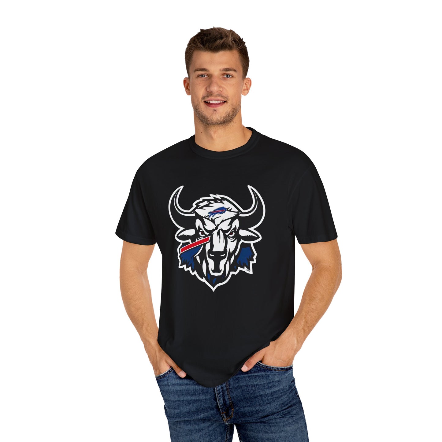 Buffalo Bills New Style Garment-Dyed T-Shirt – Premium Cotton Tee for Customization