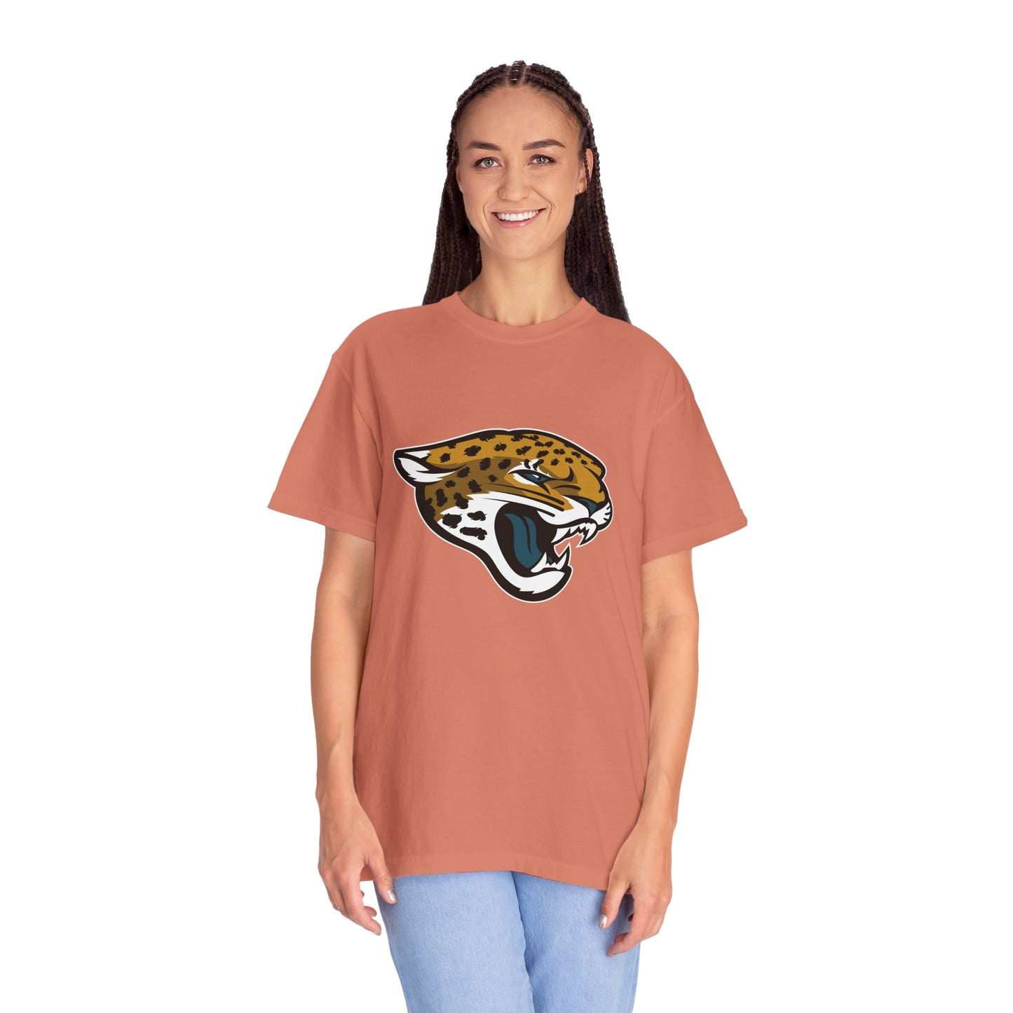 Jacksonville Jaguars Team Merch Garment-Dyed T-Shirt – Premium Cotton Tee for Customization