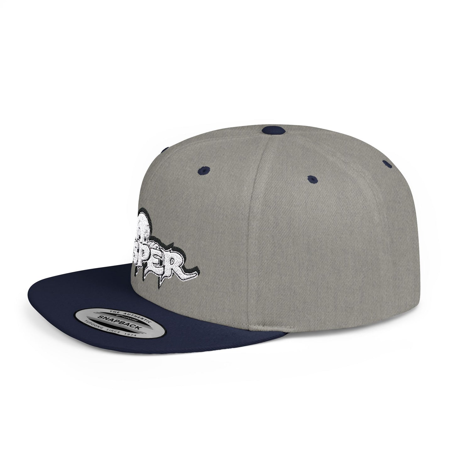 Casper Flat Bill Snapback – Lightweight, Custom Fit, Premium Quality