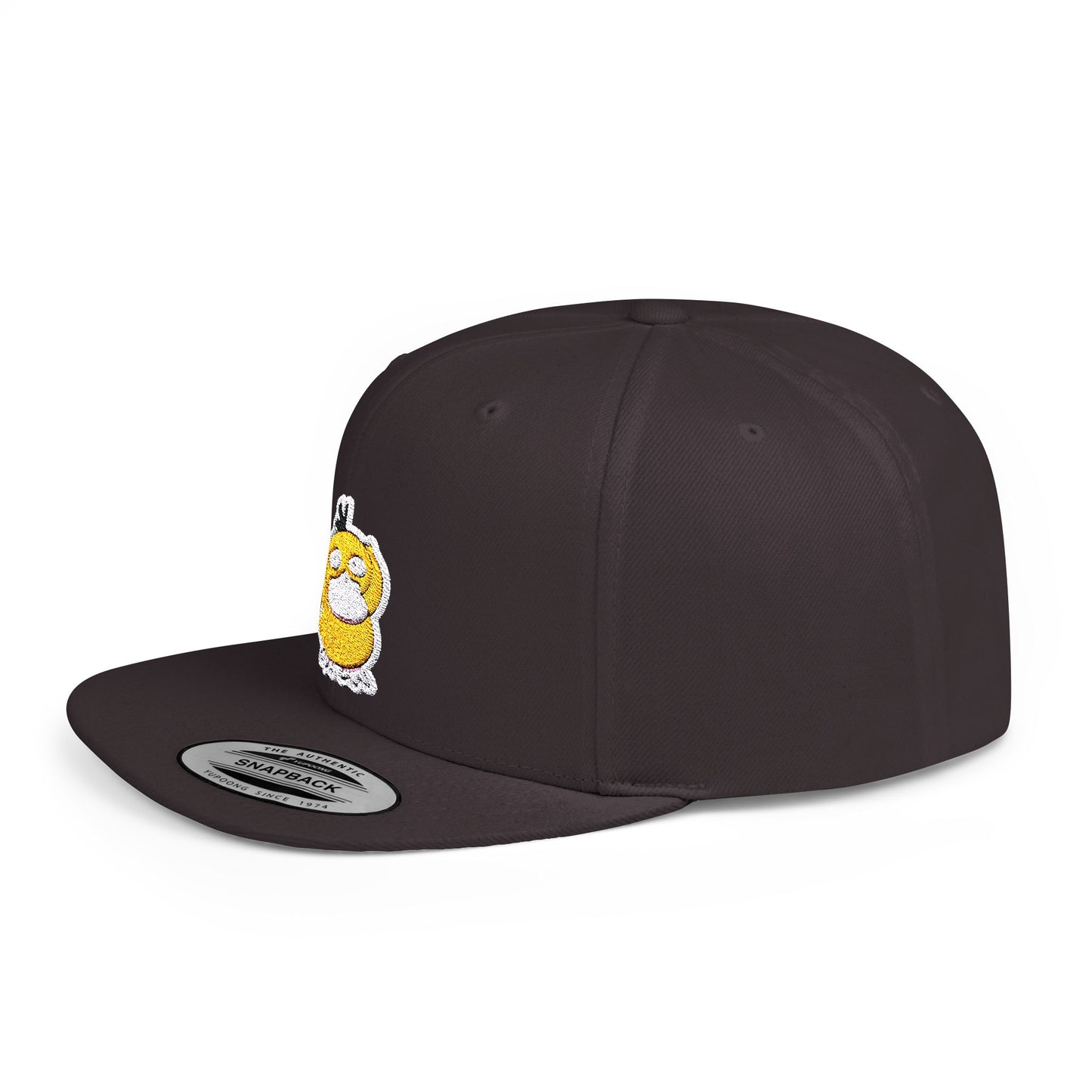 Psyduck Pokemon Flat Bill Snapback – Lightweight, Custom Fit, Premium Quality