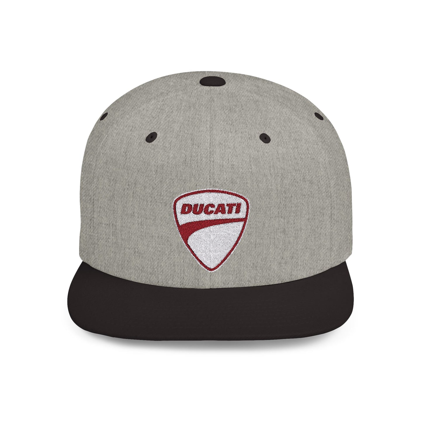 Ducati Flat Bill Snapback – Lightweight, Custom Fit, Premium Quality