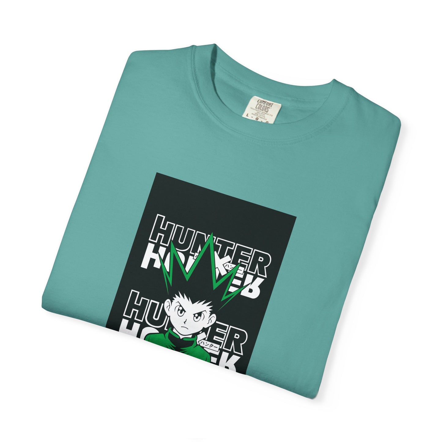 Hunter x Hunter Amoled Garment-Dyed T-Shirt – Premium Cotton Tee for Customization