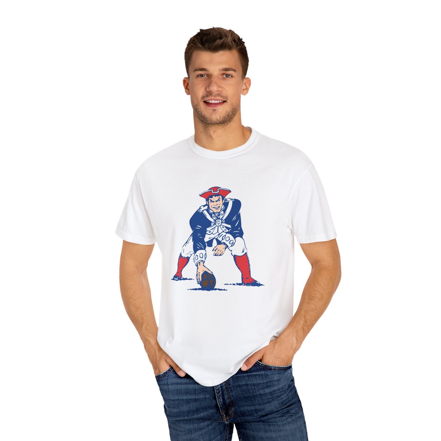 New England Patriots Gift Ideas Garment-Dyed T-Shirt – Premium Cotton Tee for Customization