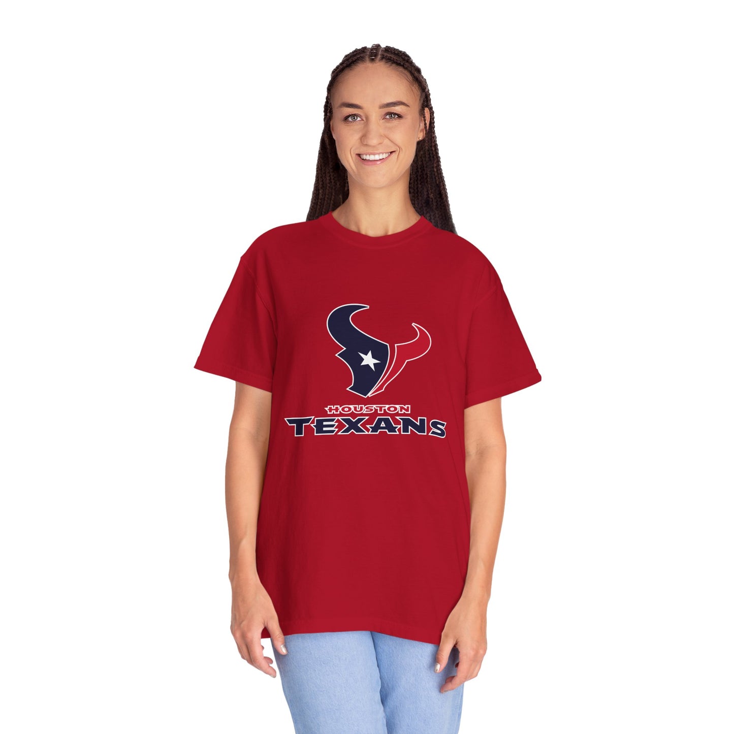 Houston Texans Fan Gifts Garment-Dyed T-Shirt – Premium Cotton Tee for Customization