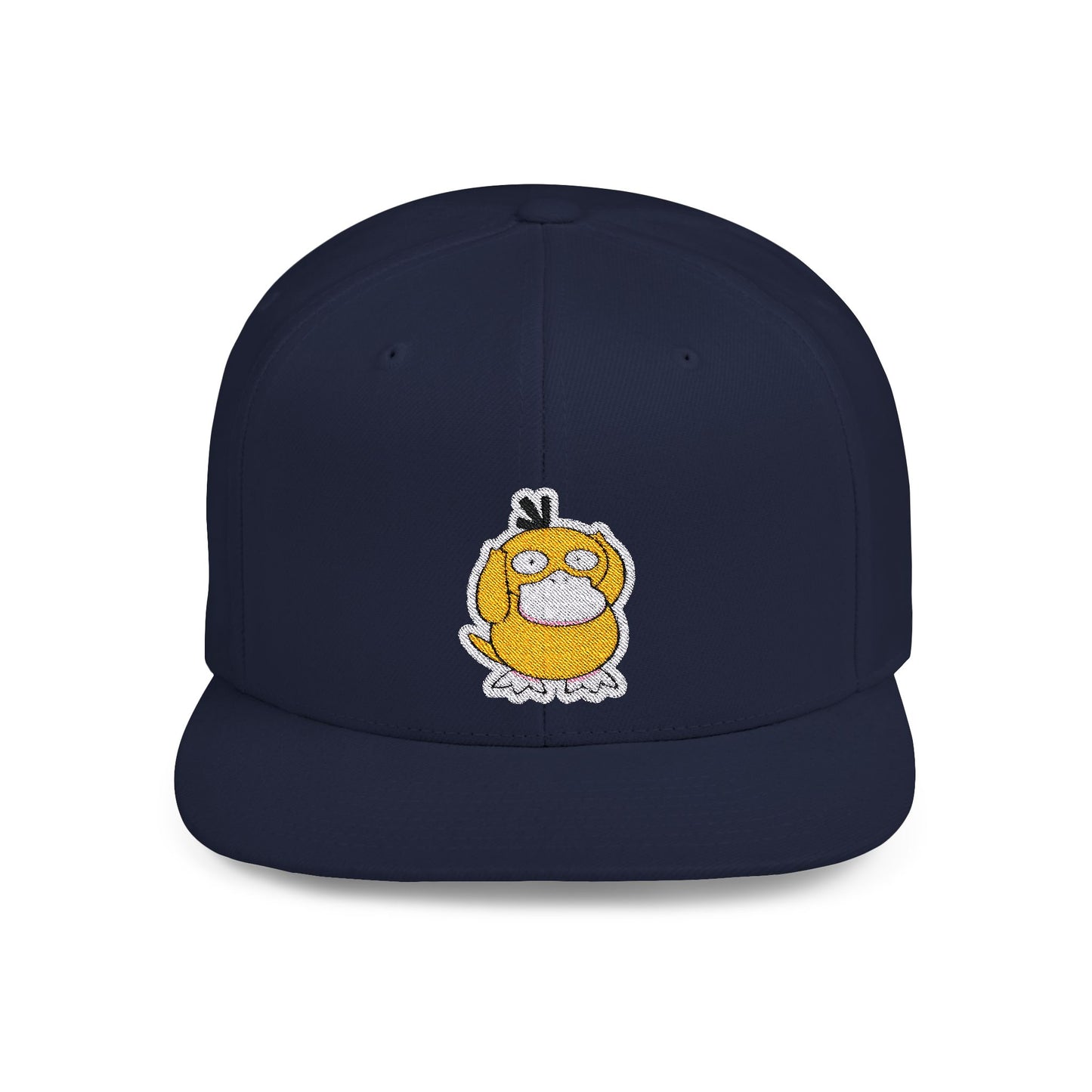 Psyduck Pokemon Flat Bill Snapback – Lightweight, Custom Fit, Premium Quality