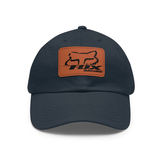 Dad Leather Patch Hat Fox Racing Gear – Timeless Style, Perfect Fit