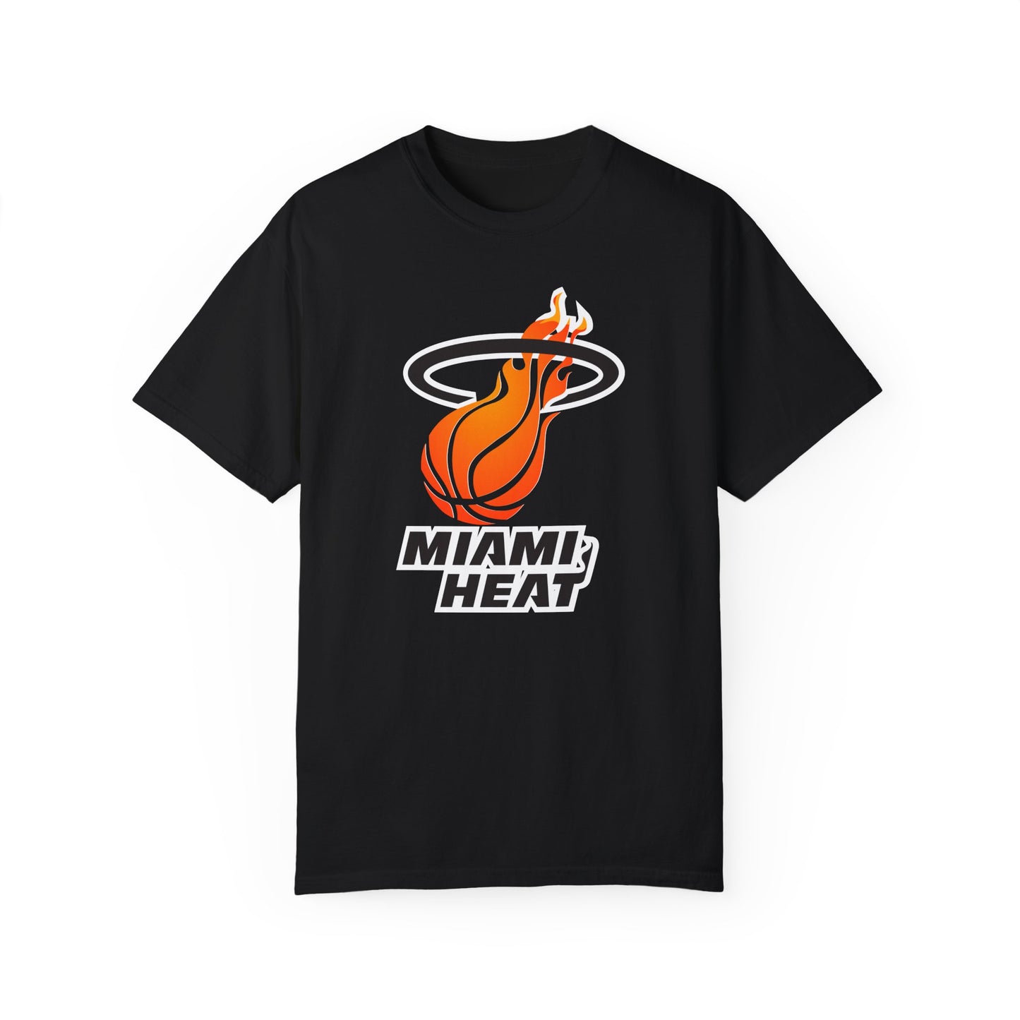 Miami Heat NBA Fans Garment-Dyed T-Shirt – Premium Cotton Tee for Customization