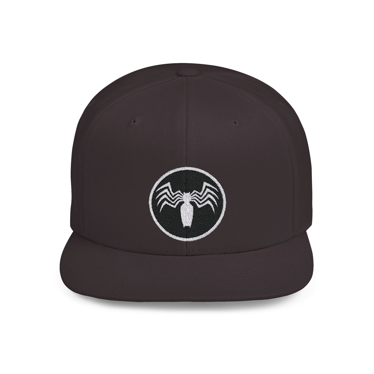 Venom Black Marvel Flat Bill Snapback – Lightweight, Custom Fit, Premium Quality