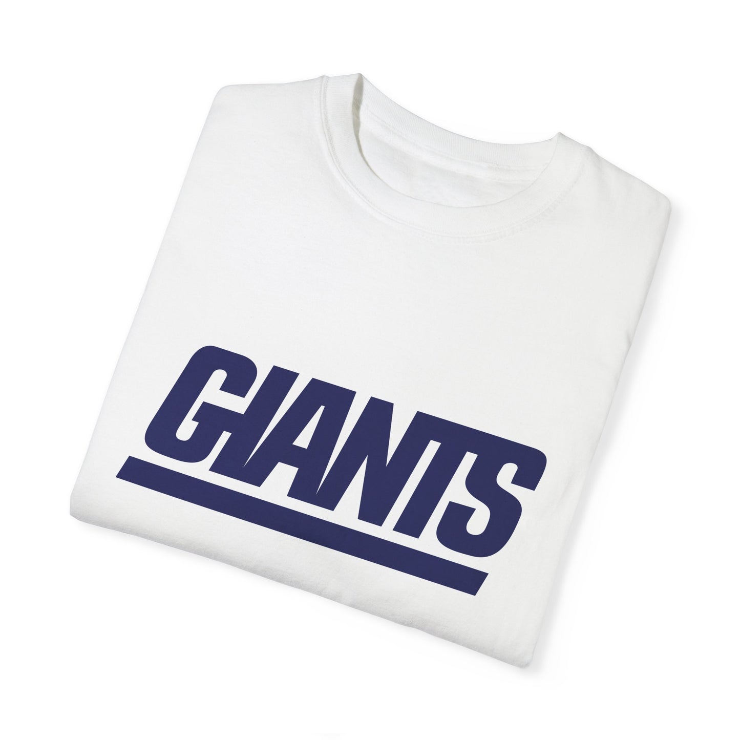 New York Giants Gear Garment-Dyed T-Shirt – Premium Cotton Tee for Customization