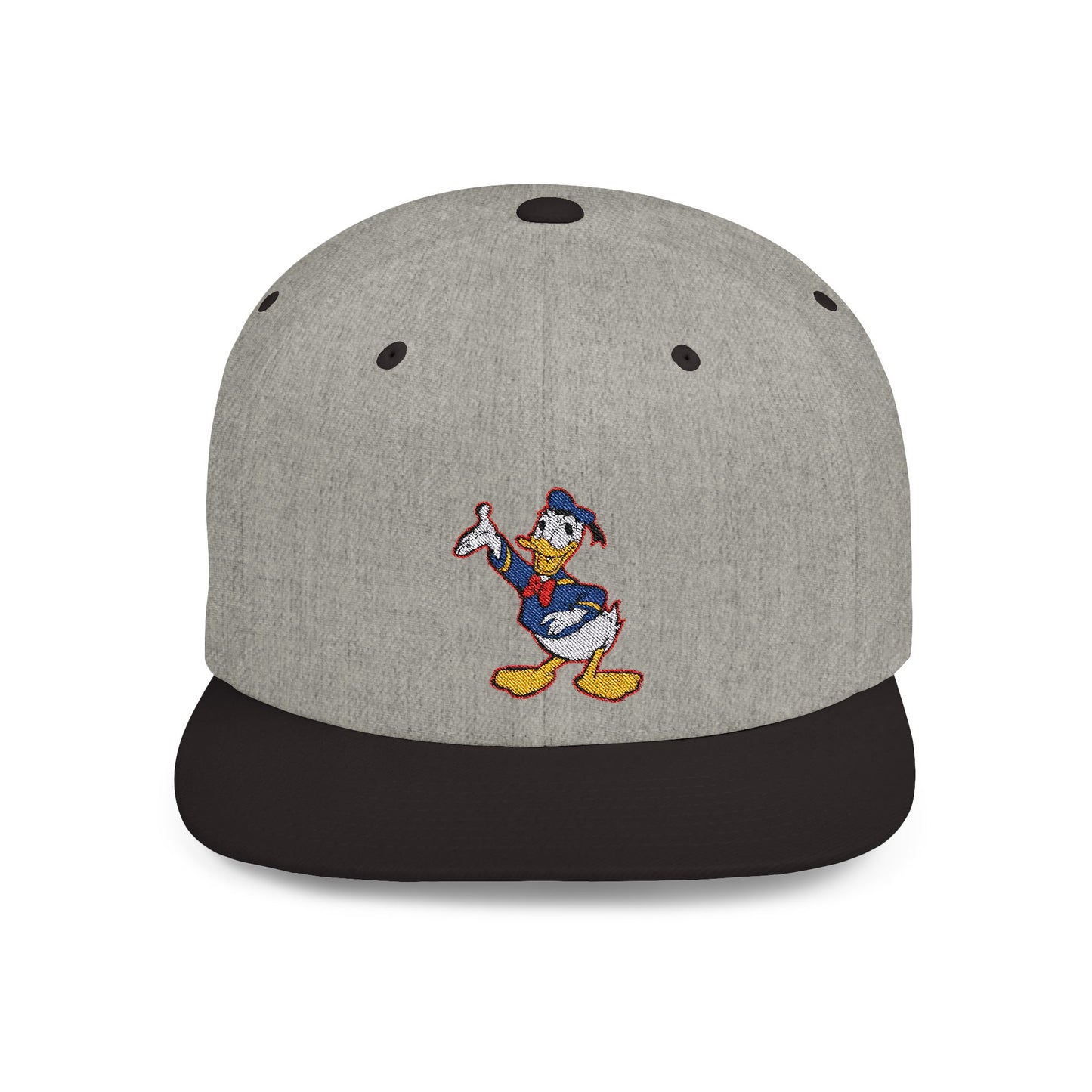 Donald Duck Flat Bill Snapback – Lightweight, Custom Fit, Premium Quality