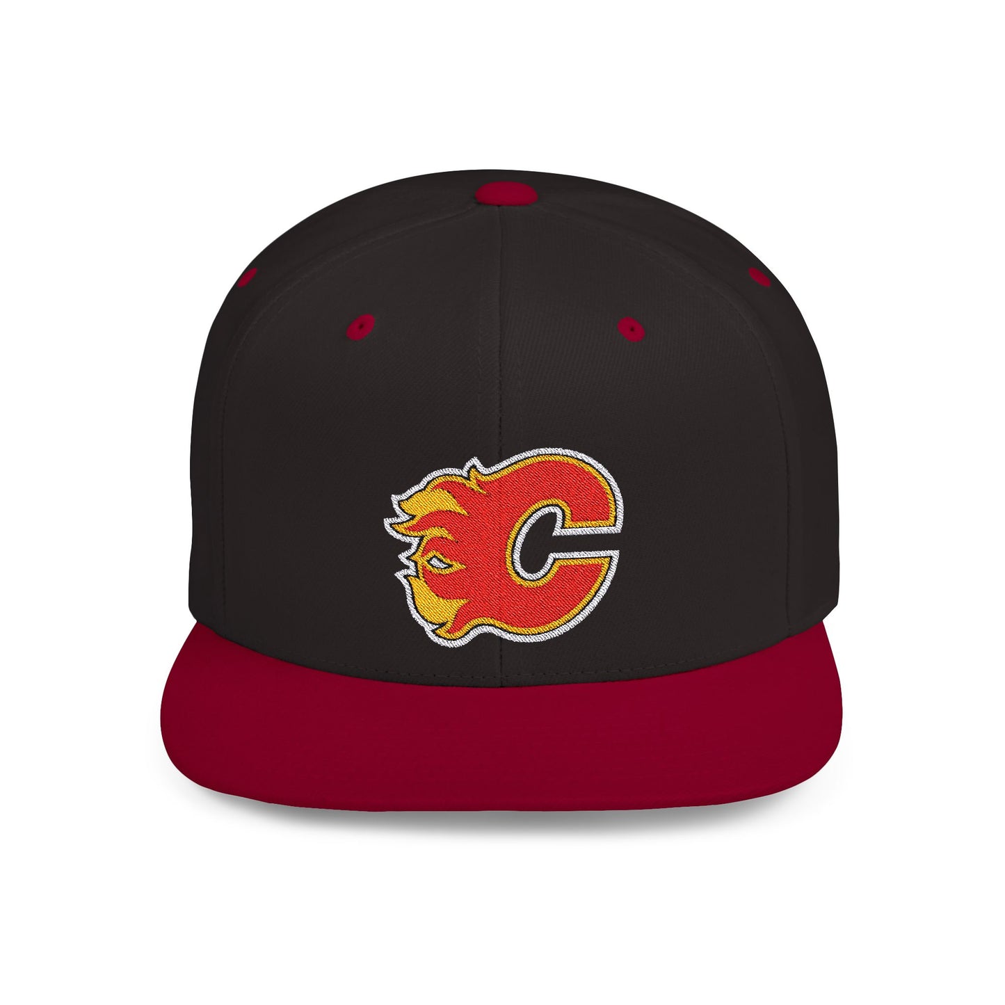 Calgary Flames Flat Bill Snapback – Lightweight, Custom Fit, Premium Quality