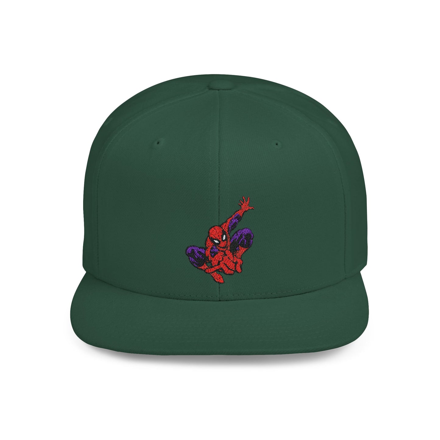 Spiderman Flying Flat Bill Snapback – Lightweight, Custom Fit, Premium Quality