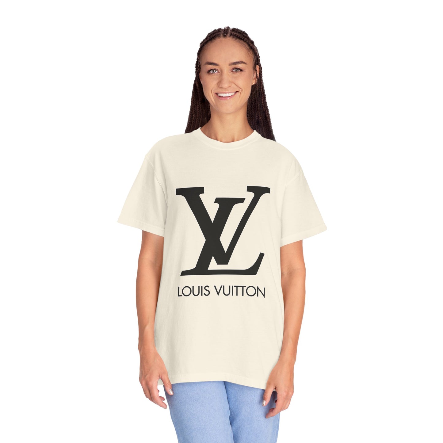 Louis Vuitton Garment-Dyed T-Shirt – Premium Cotton Tee for Customization