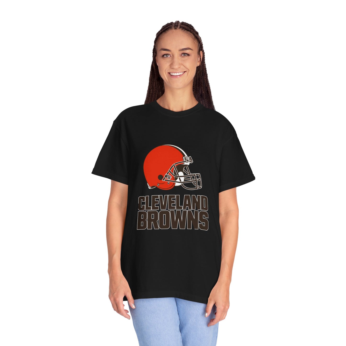 Cleveland Browns Garment-Dyed T-Shirt – Premium Cotton Tee for Customization