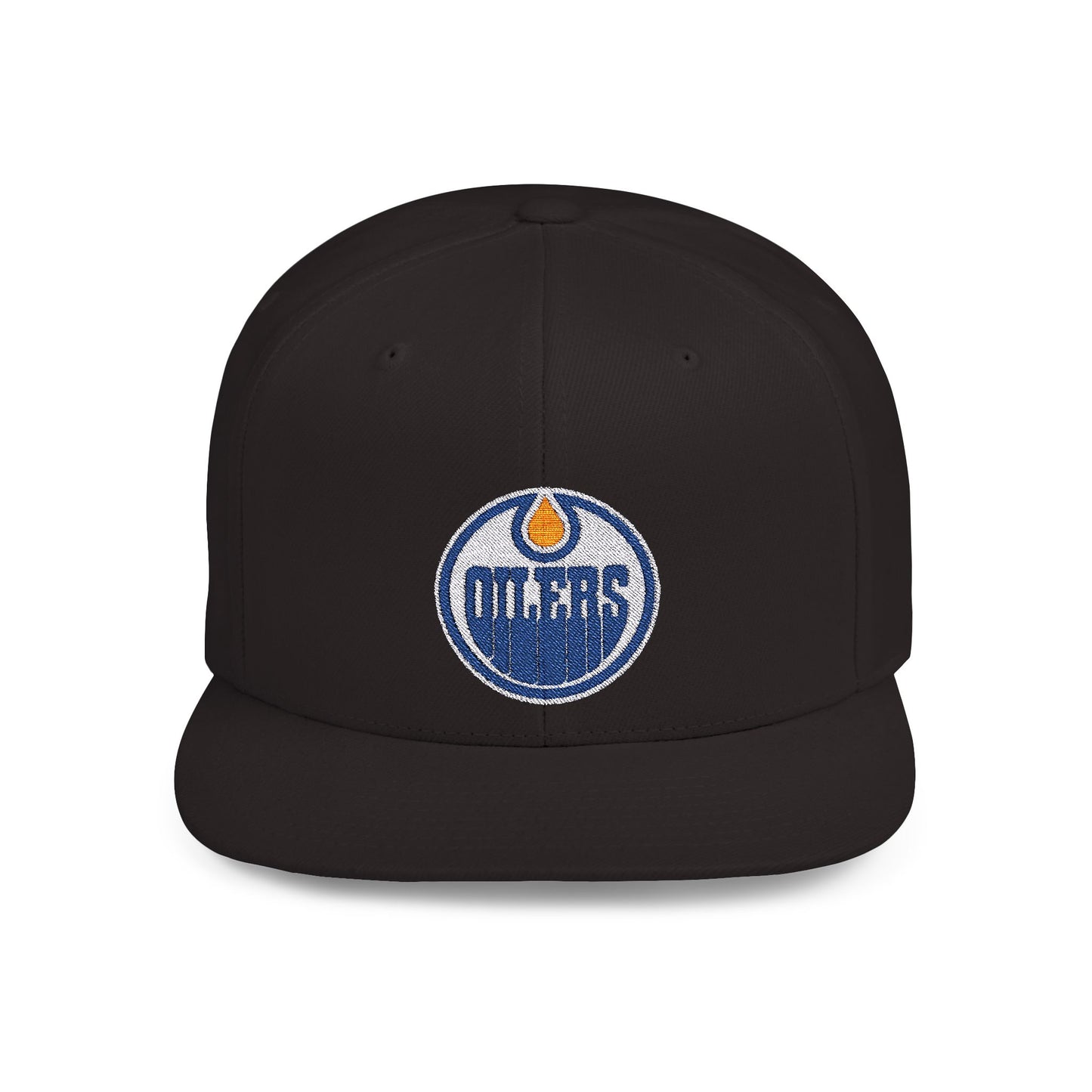 Edmonton Oilers Flat Bill Snapback – Lightweight, Custom Fit, Premium Quality