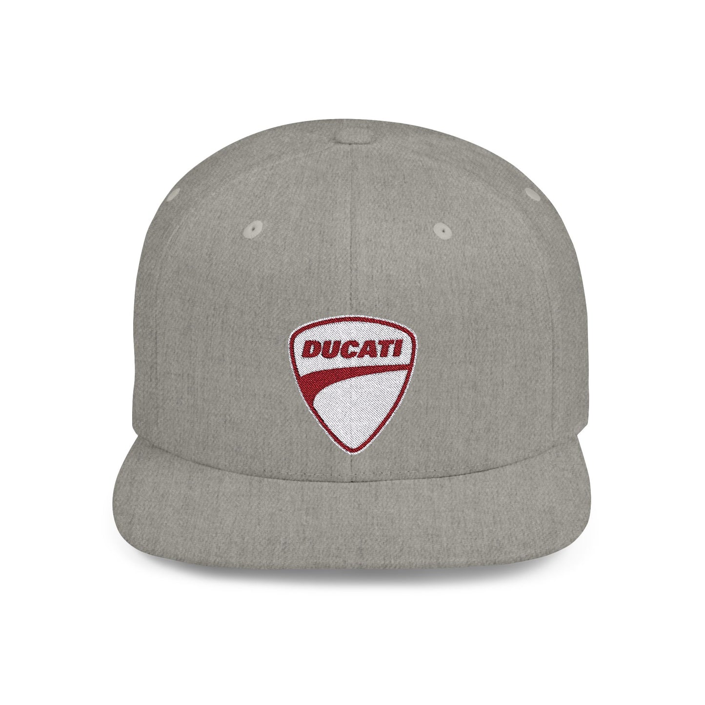 Ducati Flat Bill Snapback – Lightweight, Custom Fit, Premium Quality