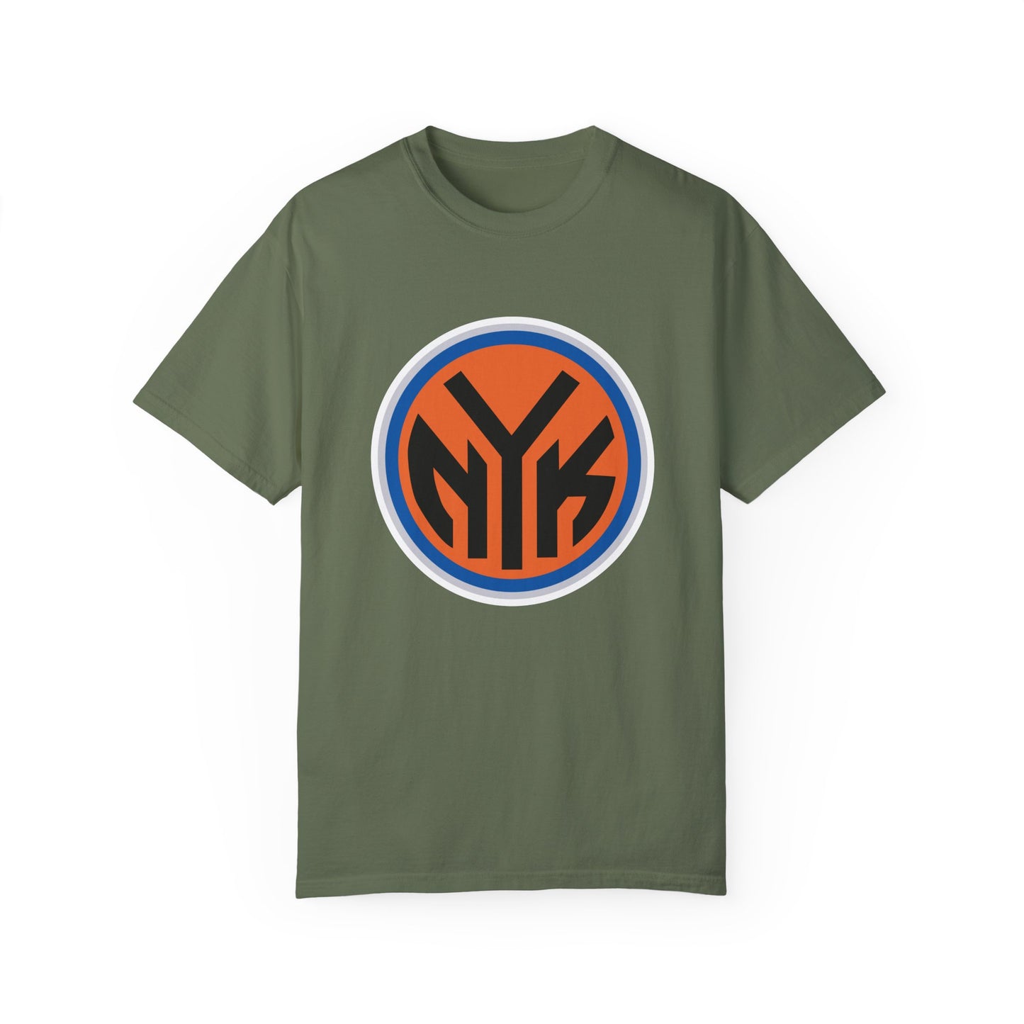 New York Knicks Basketball Fanatics Garment-Dyed T-Shirt – Premium Cotton Tee for Customization