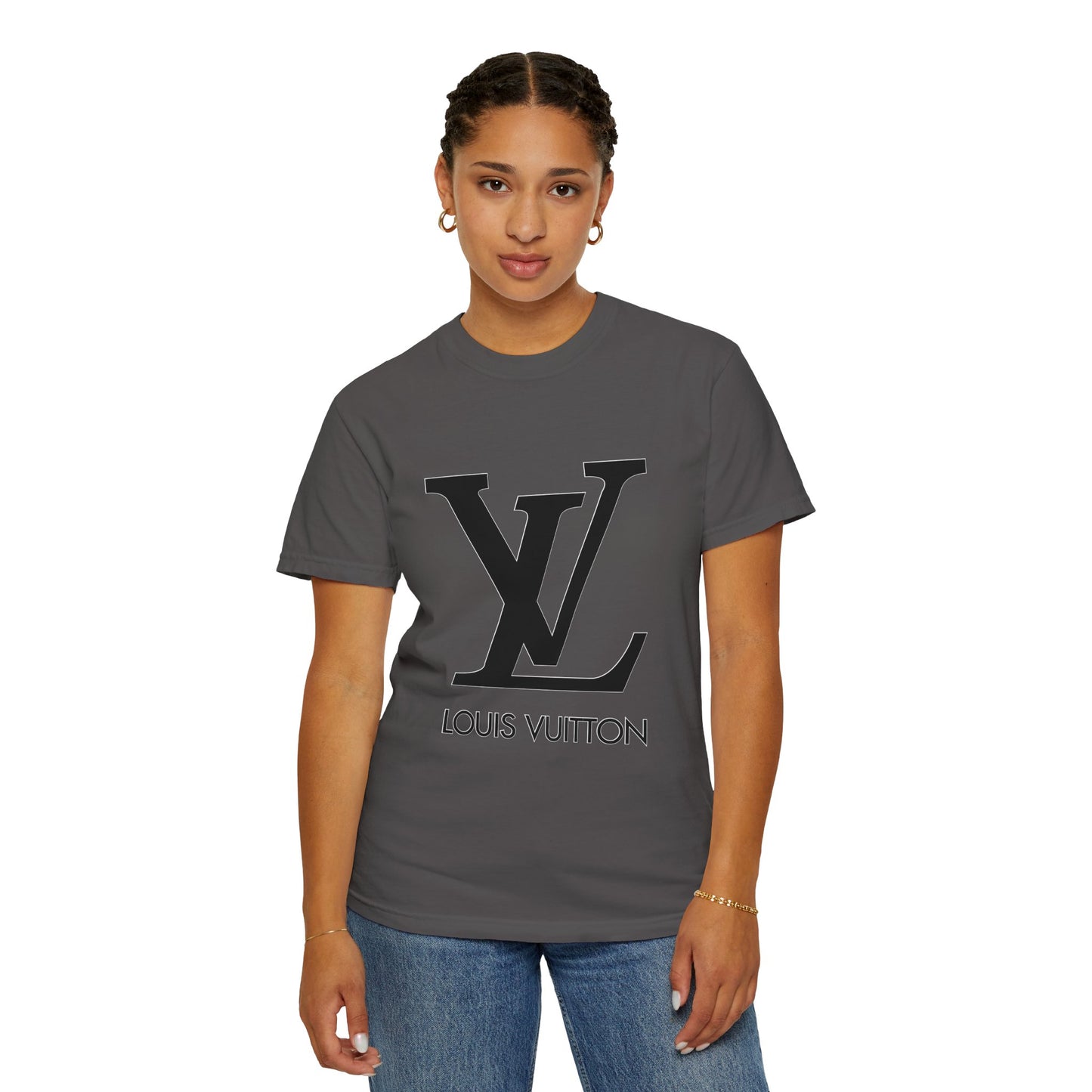 Louis Vuitton Garment-Dyed T-Shirt – Premium Cotton Tee for Customization