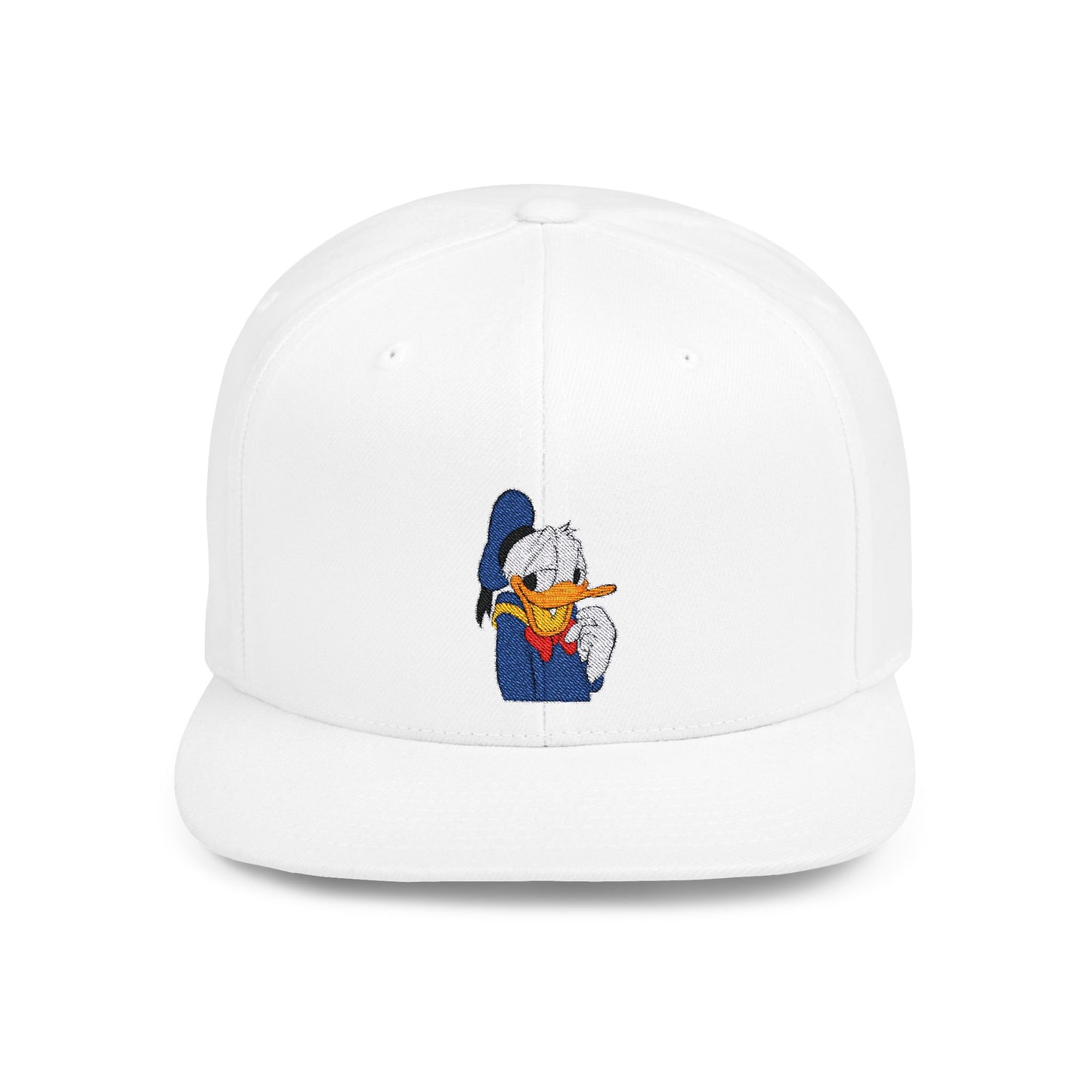 Donald Duck Fun Flat Bill Snapback – Lightweight, Custom Fit, Premium Quality