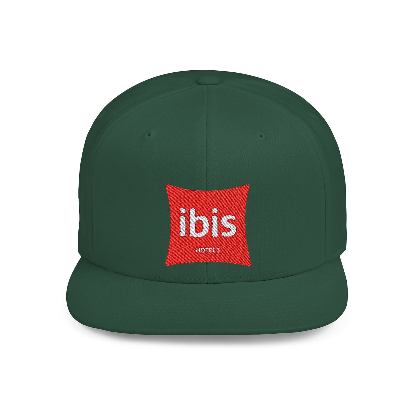 Ibis Hotel Flat Bill Snapback – Lightweight, Custom Fit, Premium Quality