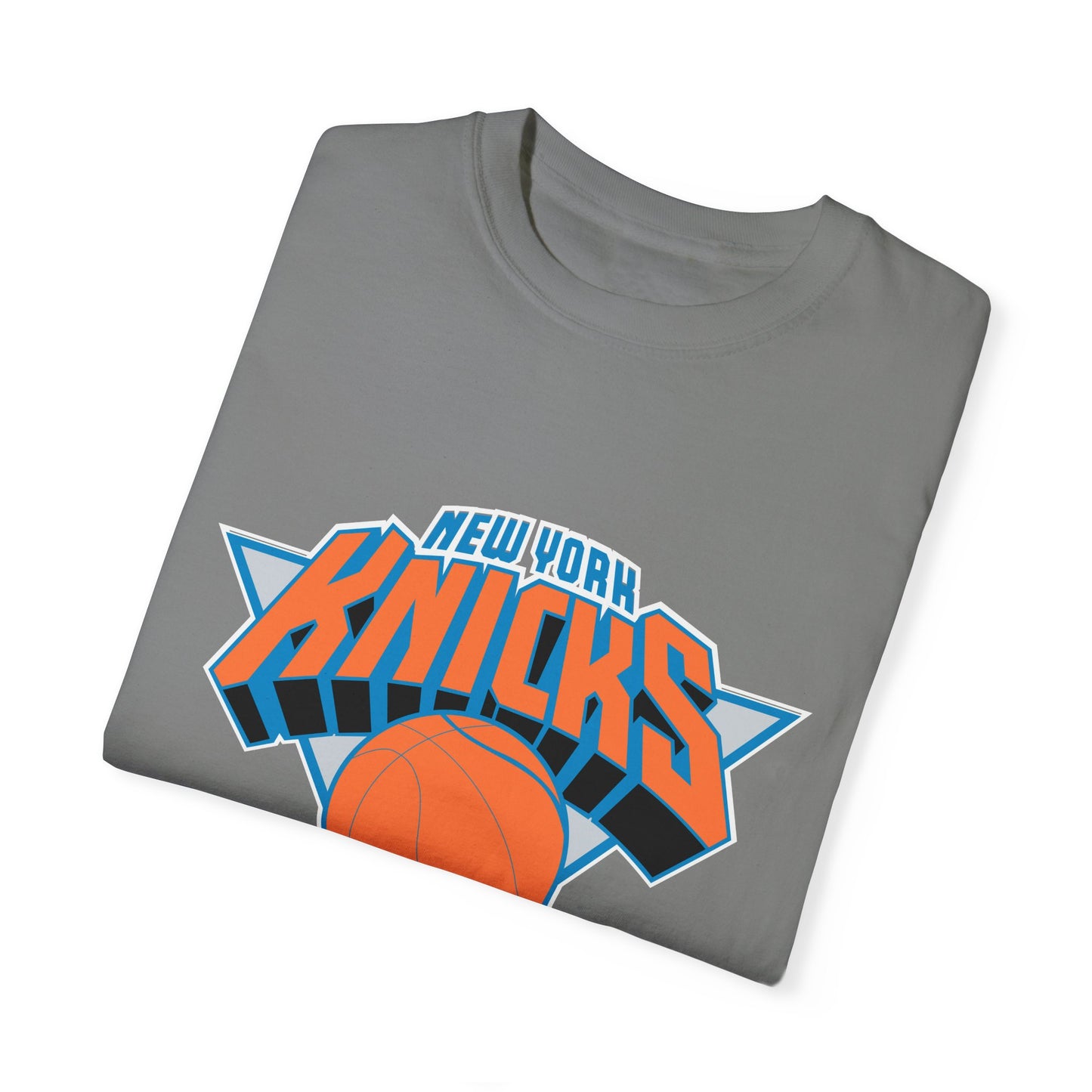 New York Knicks Hoop Lifestyle Garment-Dyed T-Shirt – Premium Cotton Tee for Customization