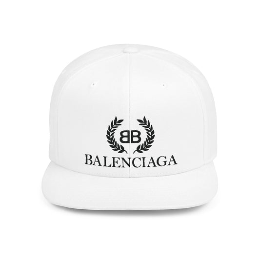 Balenciaga Style Flat Bill Snapback – Lightweight, Custom Fit, Premium Quality