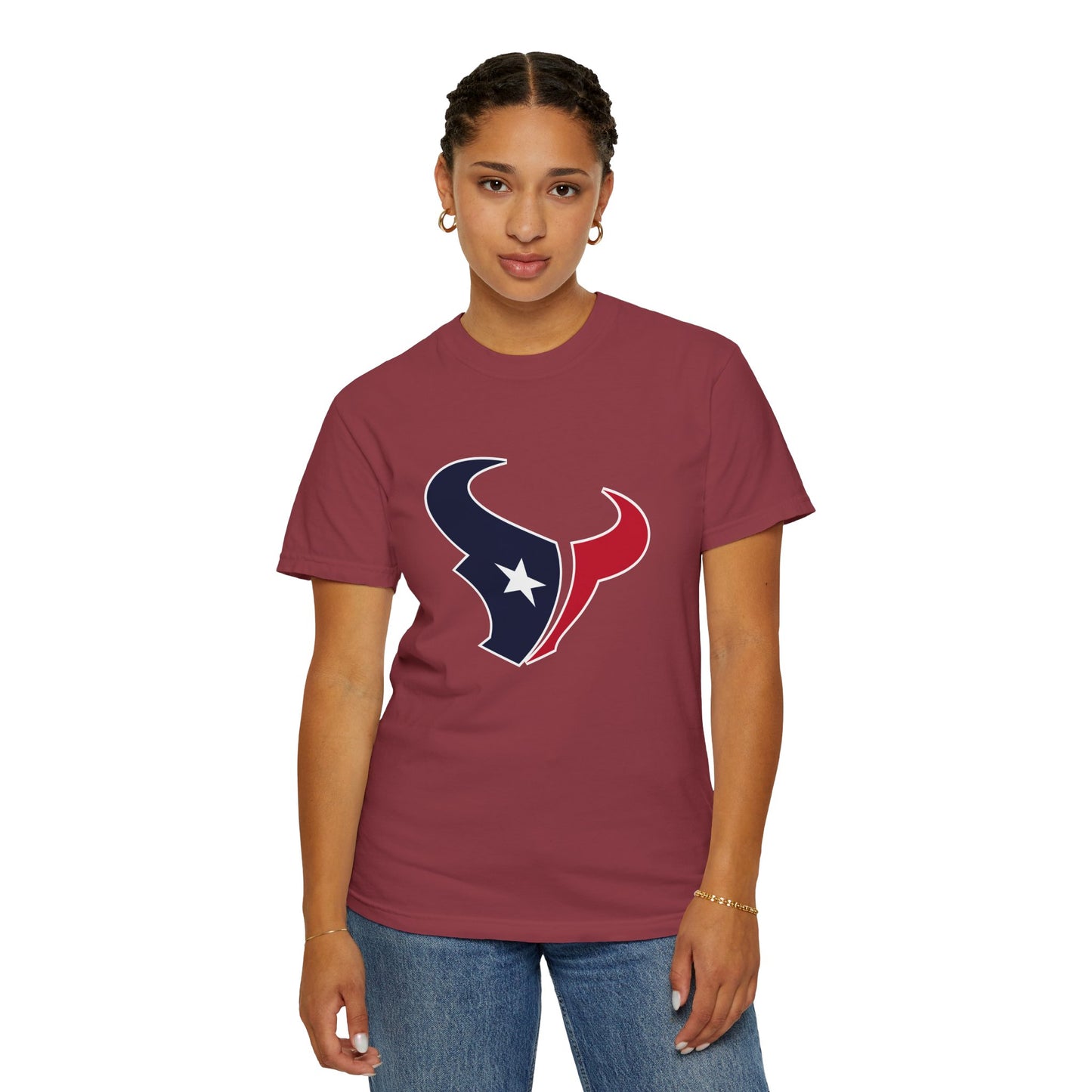 Houston Texans Gear Garment-Dyed T-Shirt – Premium Cotton Tee for Customization