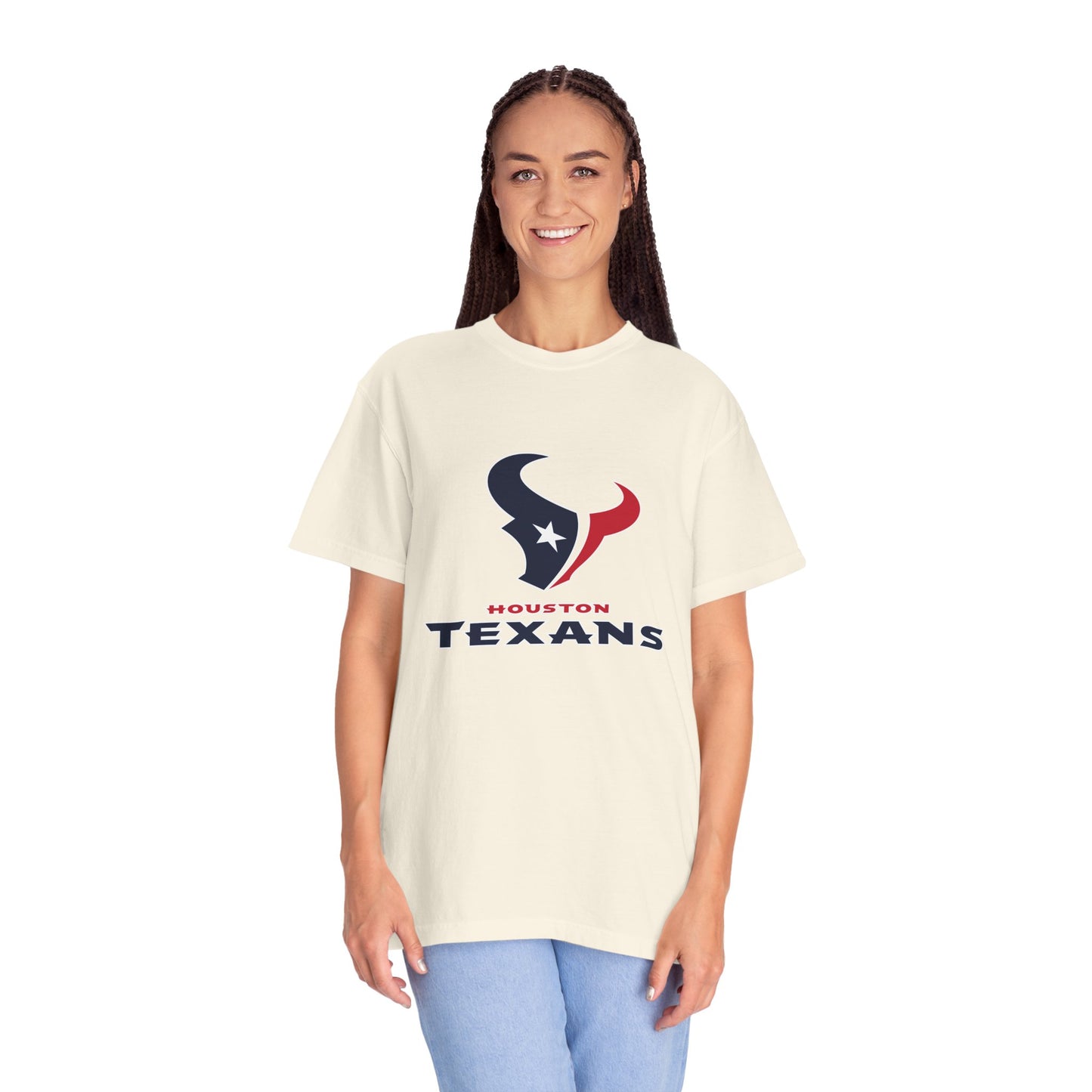 Houston Texans Fan Gifts Garment-Dyed T-Shirt – Premium Cotton Tee for Customization