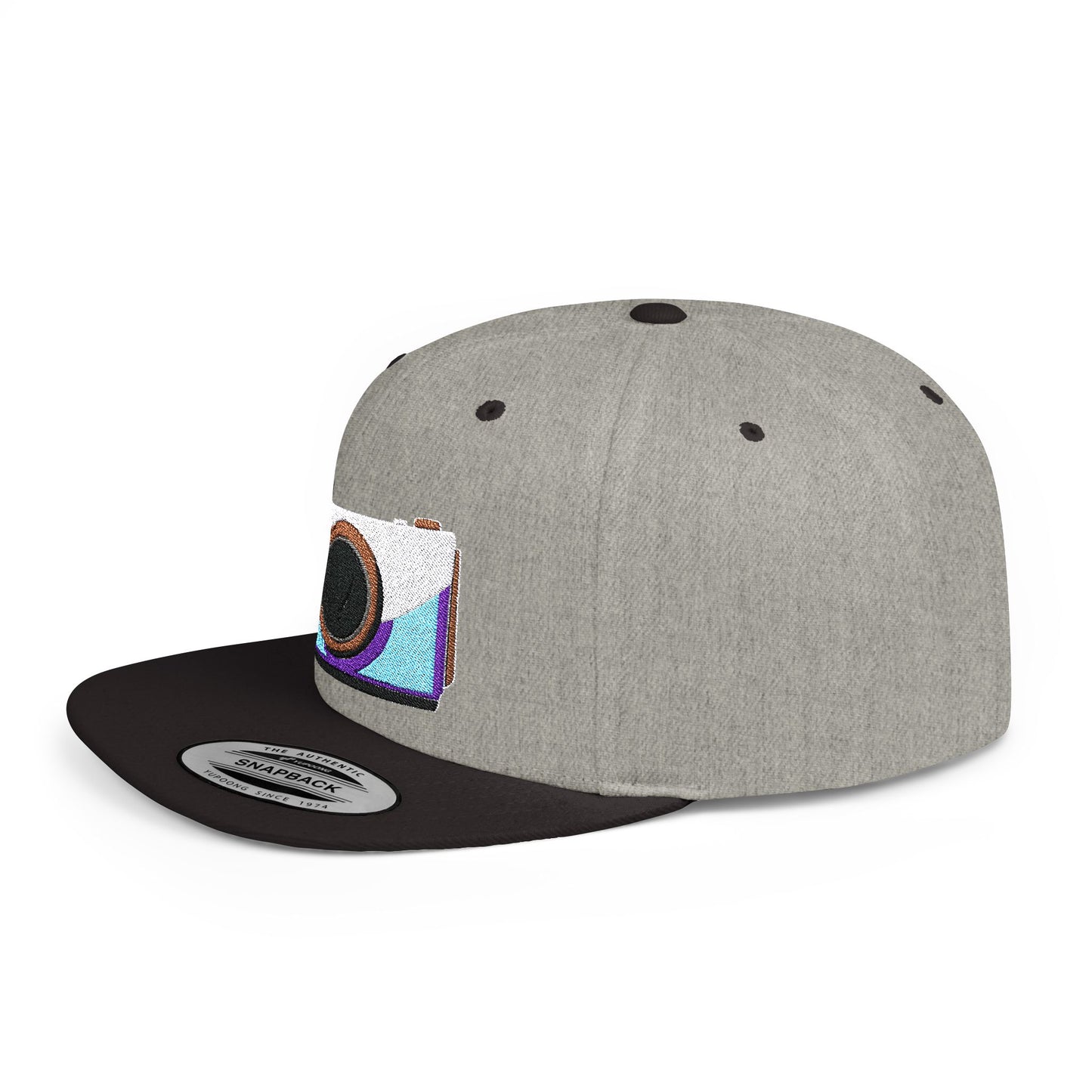 Digital Camera Flat Bill Snapback – Lightweight, Custom Fit, Premium Quality