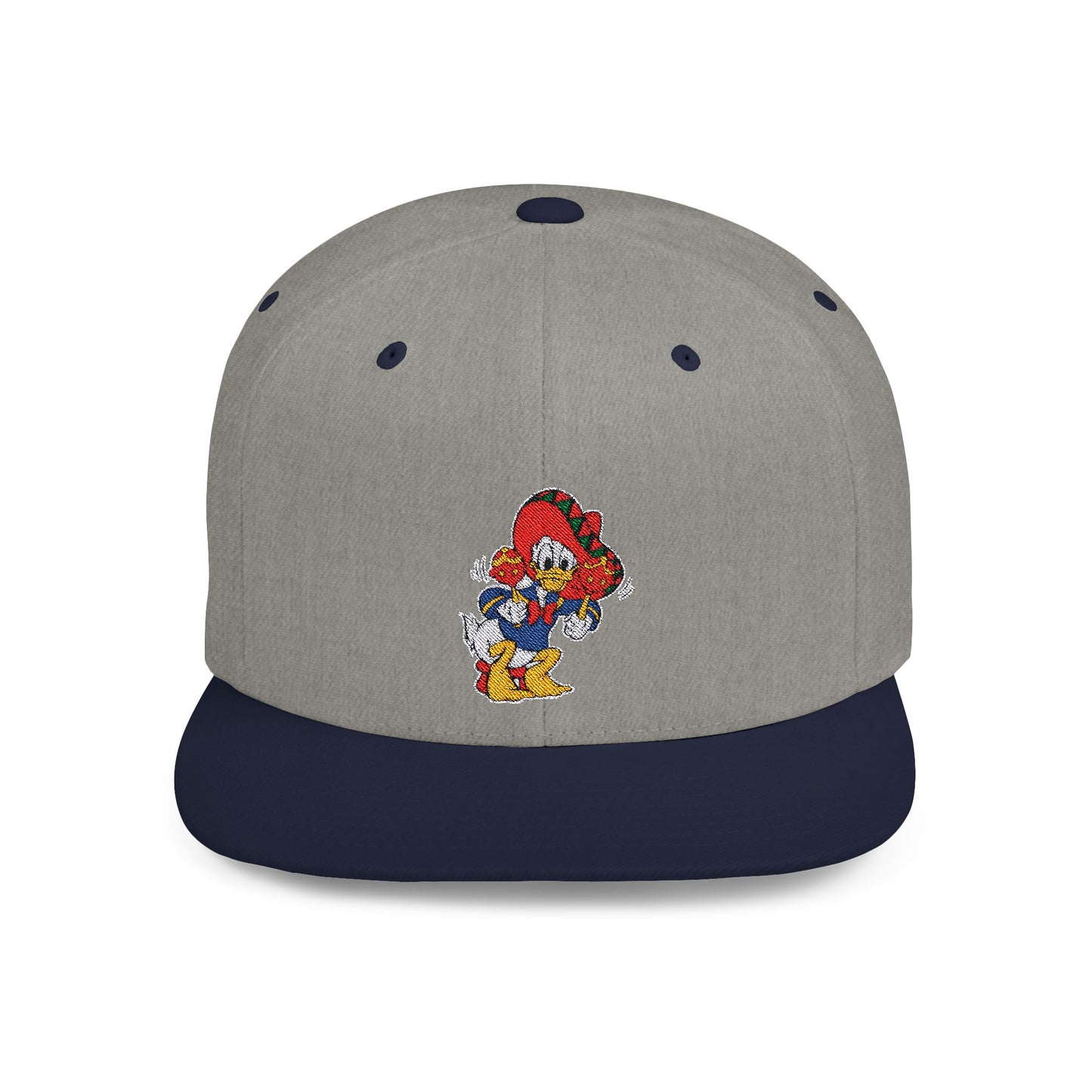 Donald Duck Cinco De Mayo Flat Bill Snapback – Lightweight, Custom Fit, Premium Quality