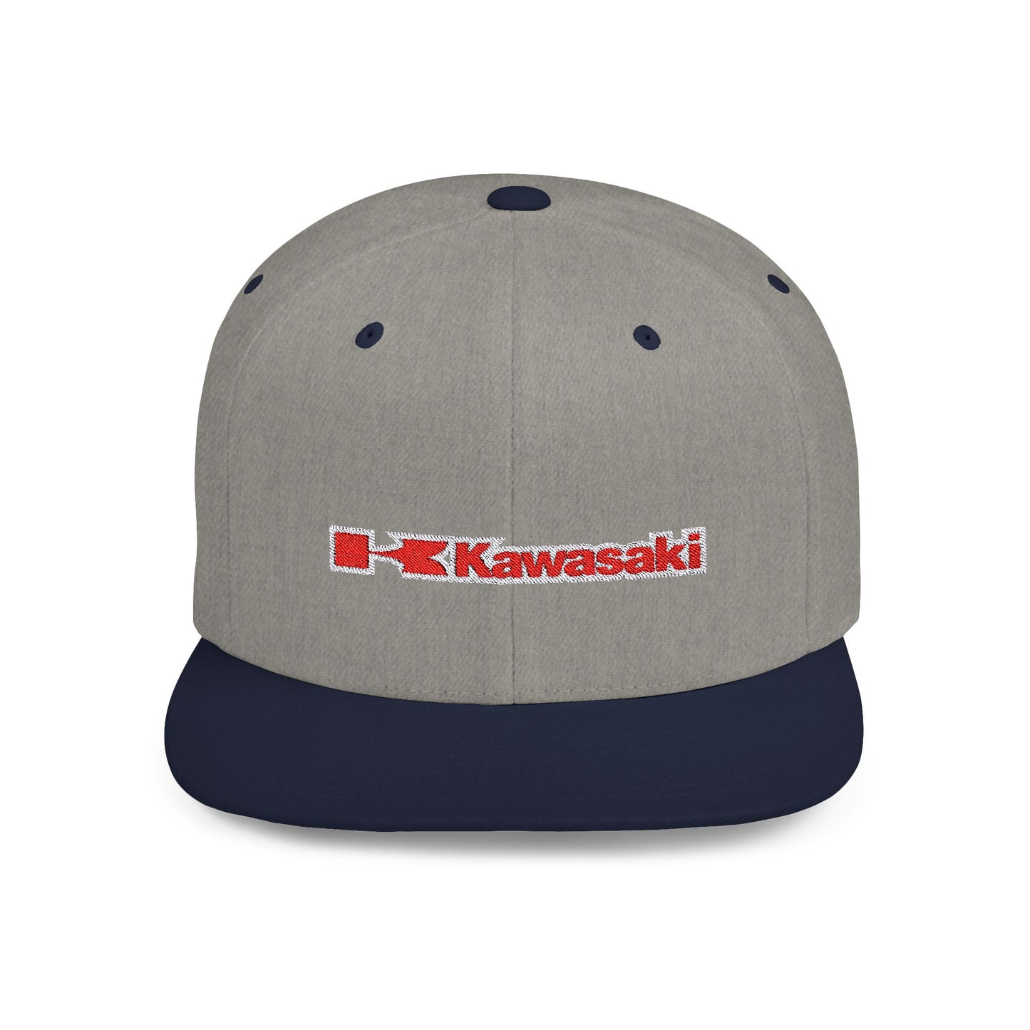 Kawasaki Motorcycle Flat Bill Snapback – Lightweight, Custom Fit, Premium Quality