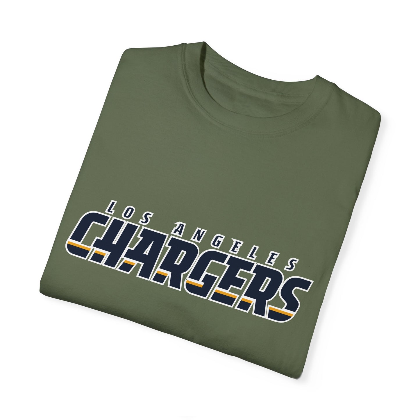 Los Angeles Chargers Gear Garment-Dyed T-Shirt – Premium Cotton Tee for Customization