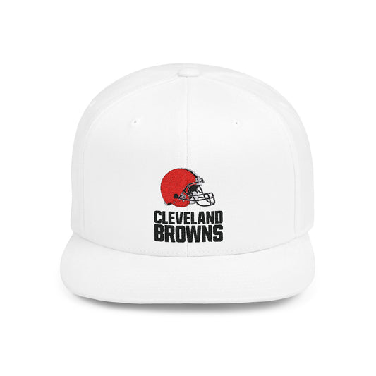 Cleveland Browns  Flat Bill Snapback – Lightweight, Custom Fit, Premium Quality