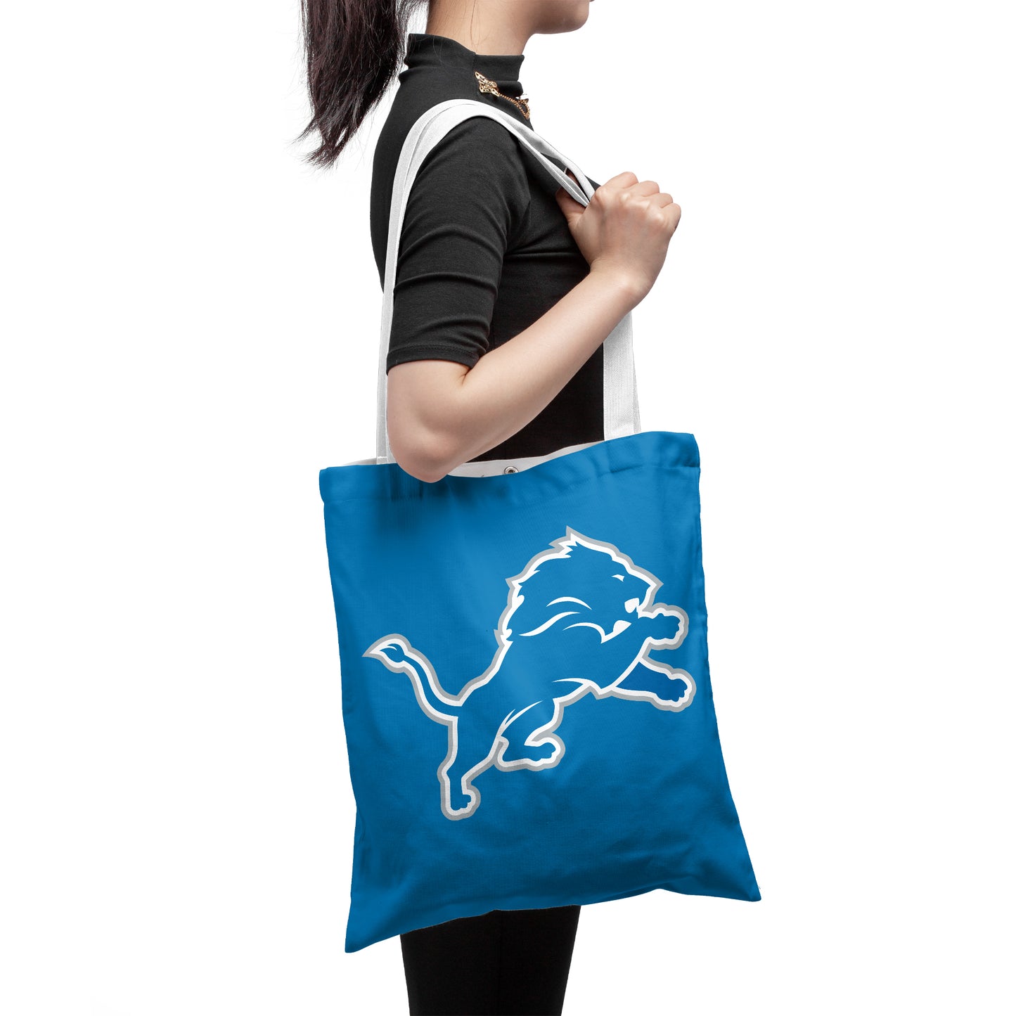 Detroit Lions NFL Fans Polyester Canvas Tote Bag – Durable and Stylish