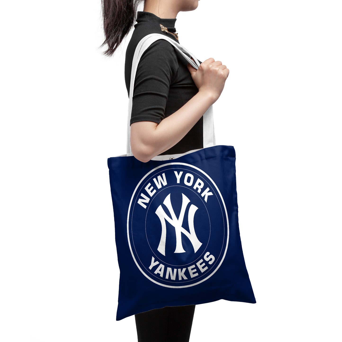 MLB New York Yankees Baseball Season Polyester Canvas Tote Bag - Durable and Stylish