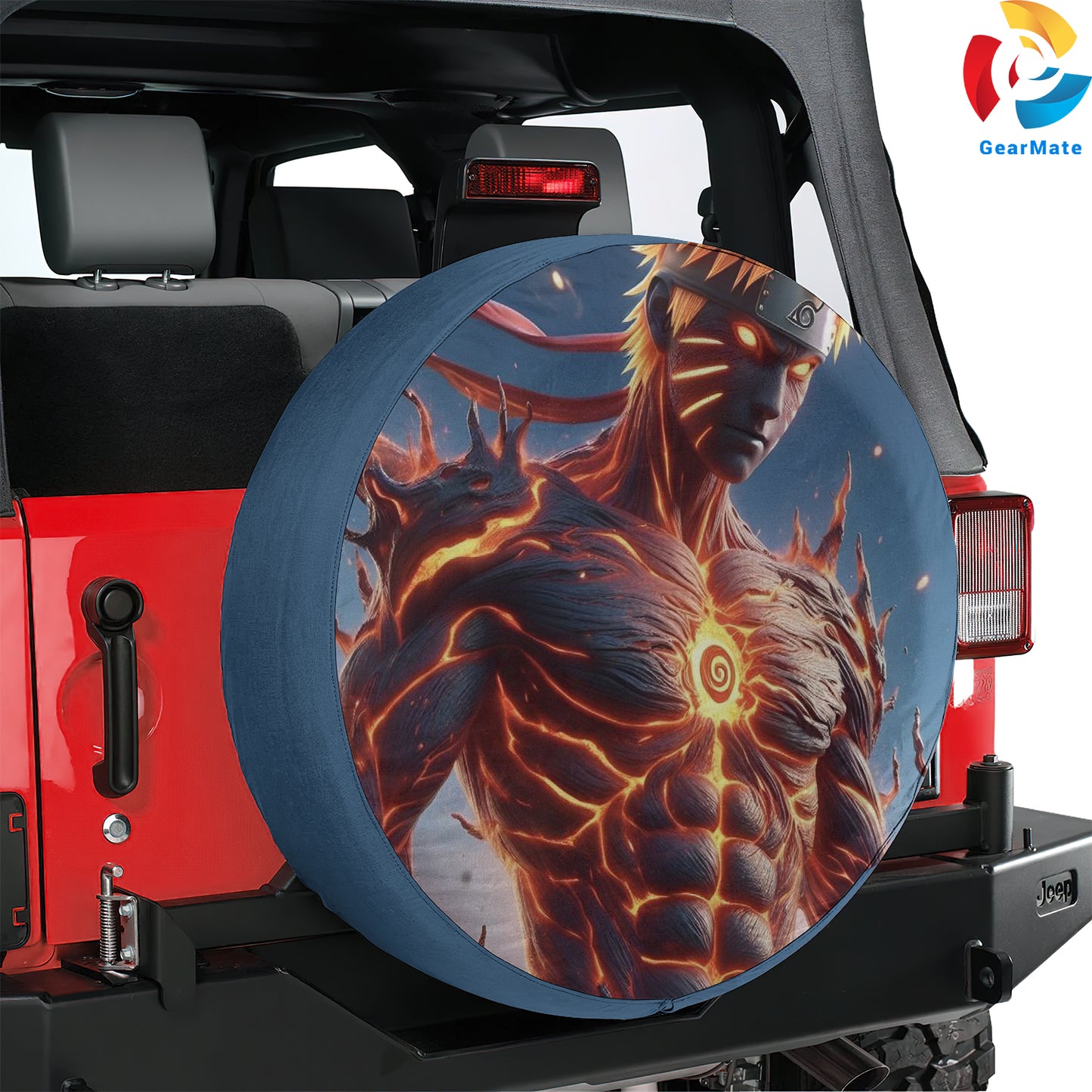 Naruto Uzumaki Naruto Anime Merch Spare Tire Cover – Premium Waterproof UV-Resistant Protector