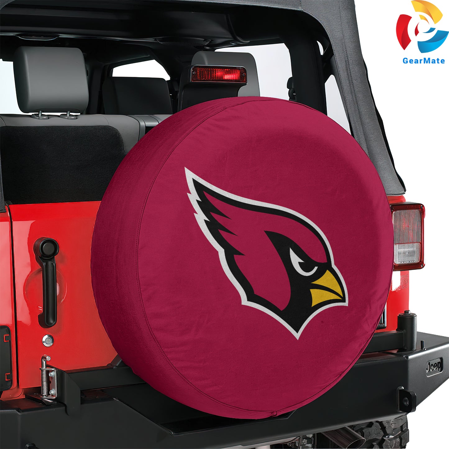 Arizona Cardinals NFL Season Spare Tire Cover – Premium Waterproof UV-Resistant Protector