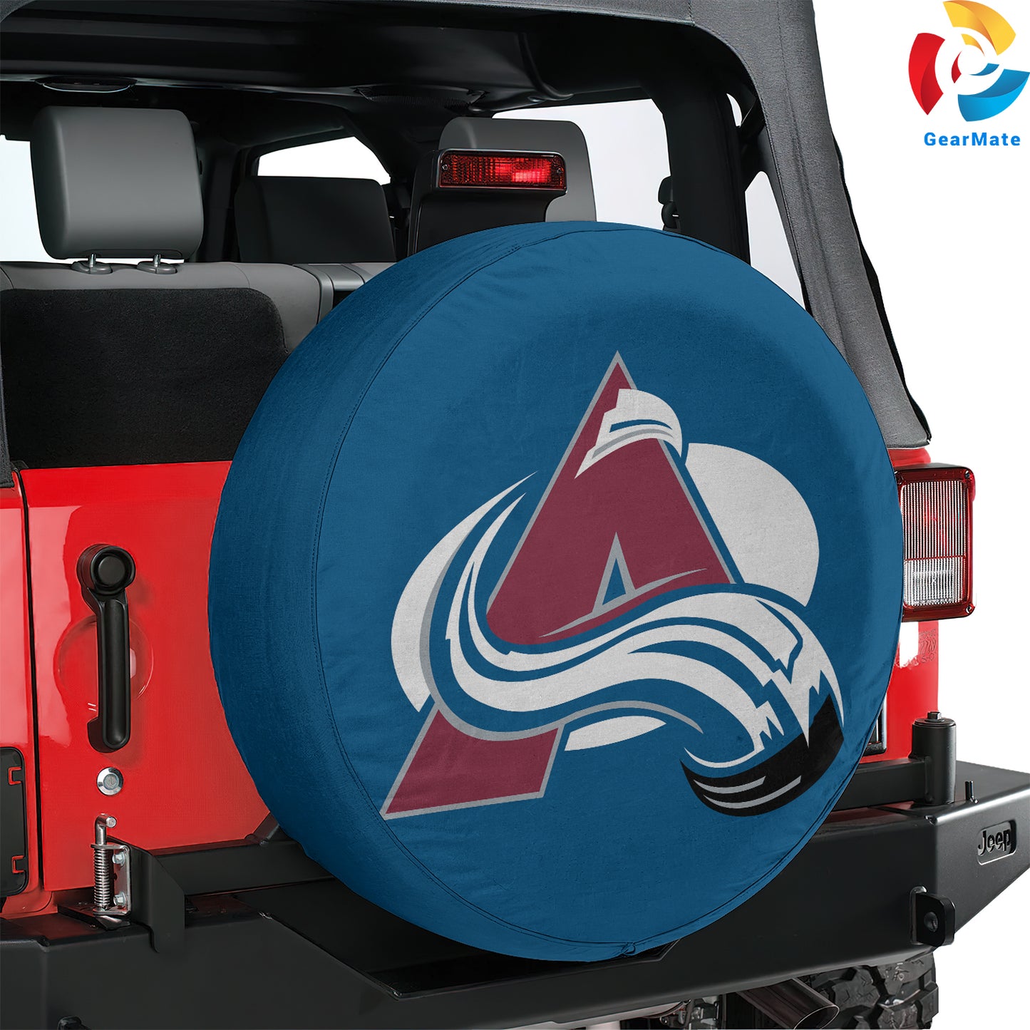 Colorado Avalanche NHL Hockey Season Spare Tire Cover – Premium Waterproof UV-Resistant Protector