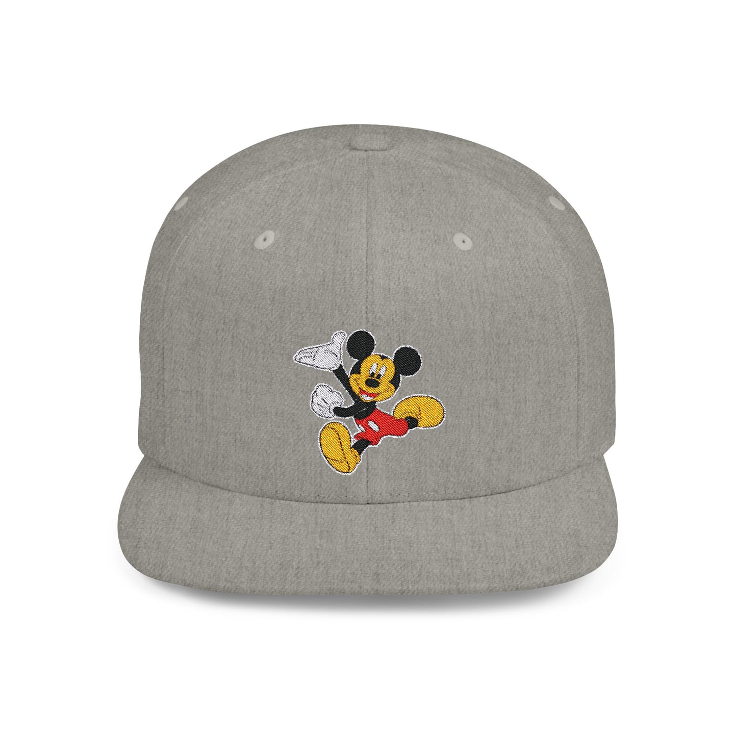 Mickey Mouse Love Flat Bill Snapback – Lightweight, Custom Fit, Premium Quality