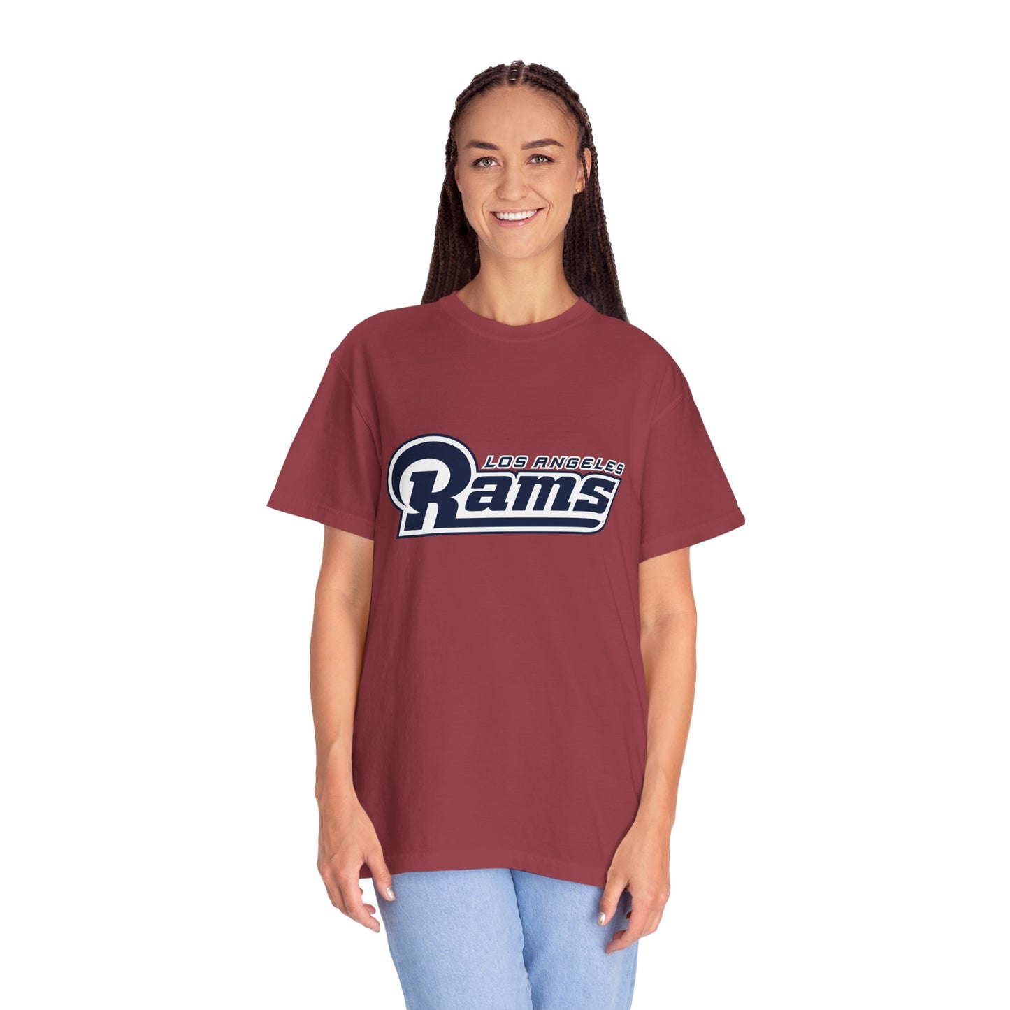 Los Angeles Rams Gear Garment-Dyed T-Shirt – Premium Cotton Tee for Customization