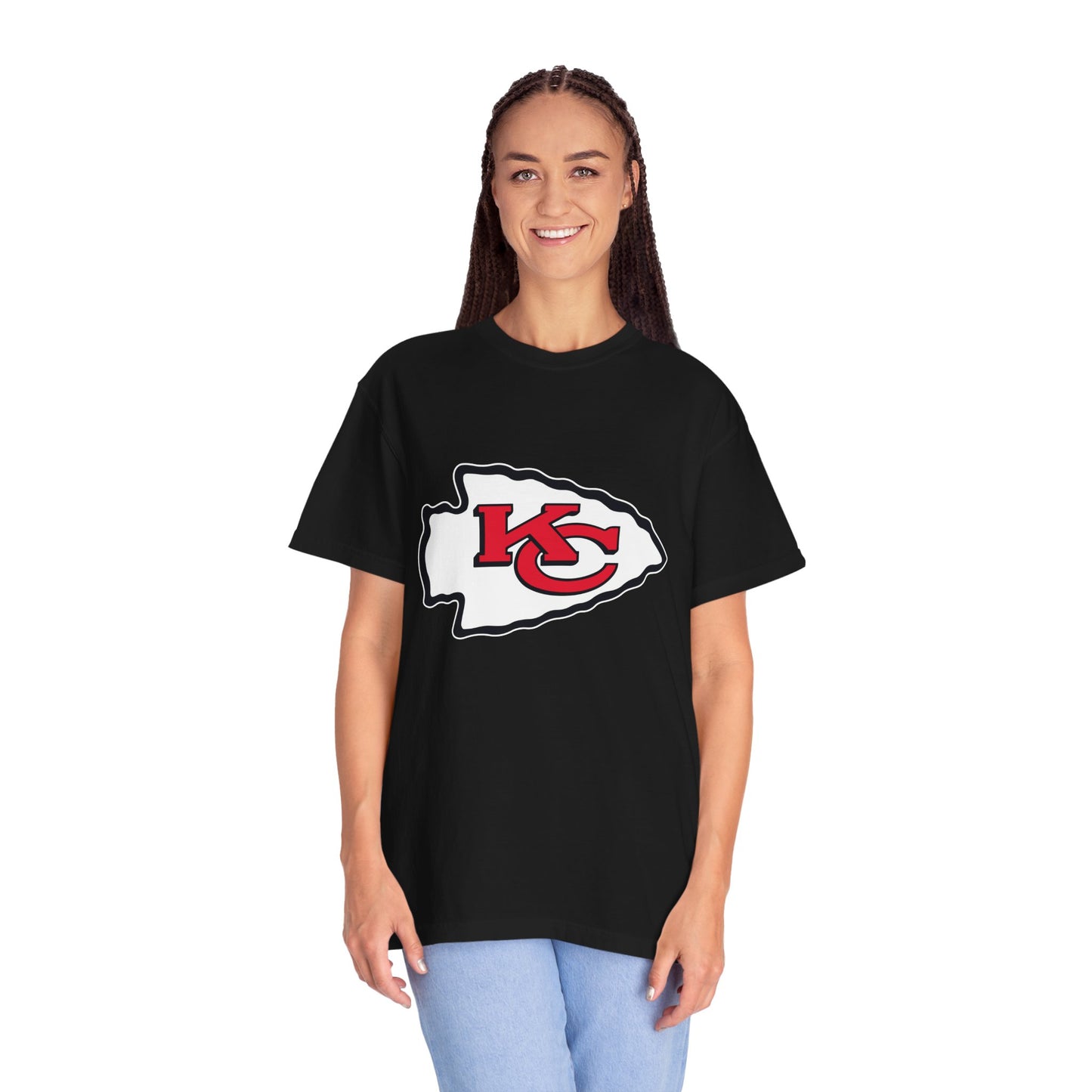 Kansas City Chiefs Collectibles Garment-Dyed T-Shirt – Premium Cotton Tee for Customization