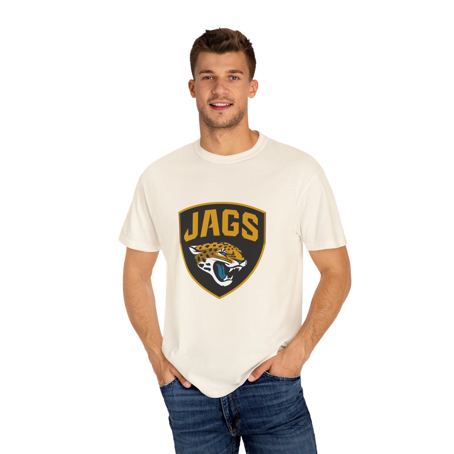 Jacksonville Jaguars Collectibles Garment-Dyed T-Shirt – Premium Cotton Tee for Customization