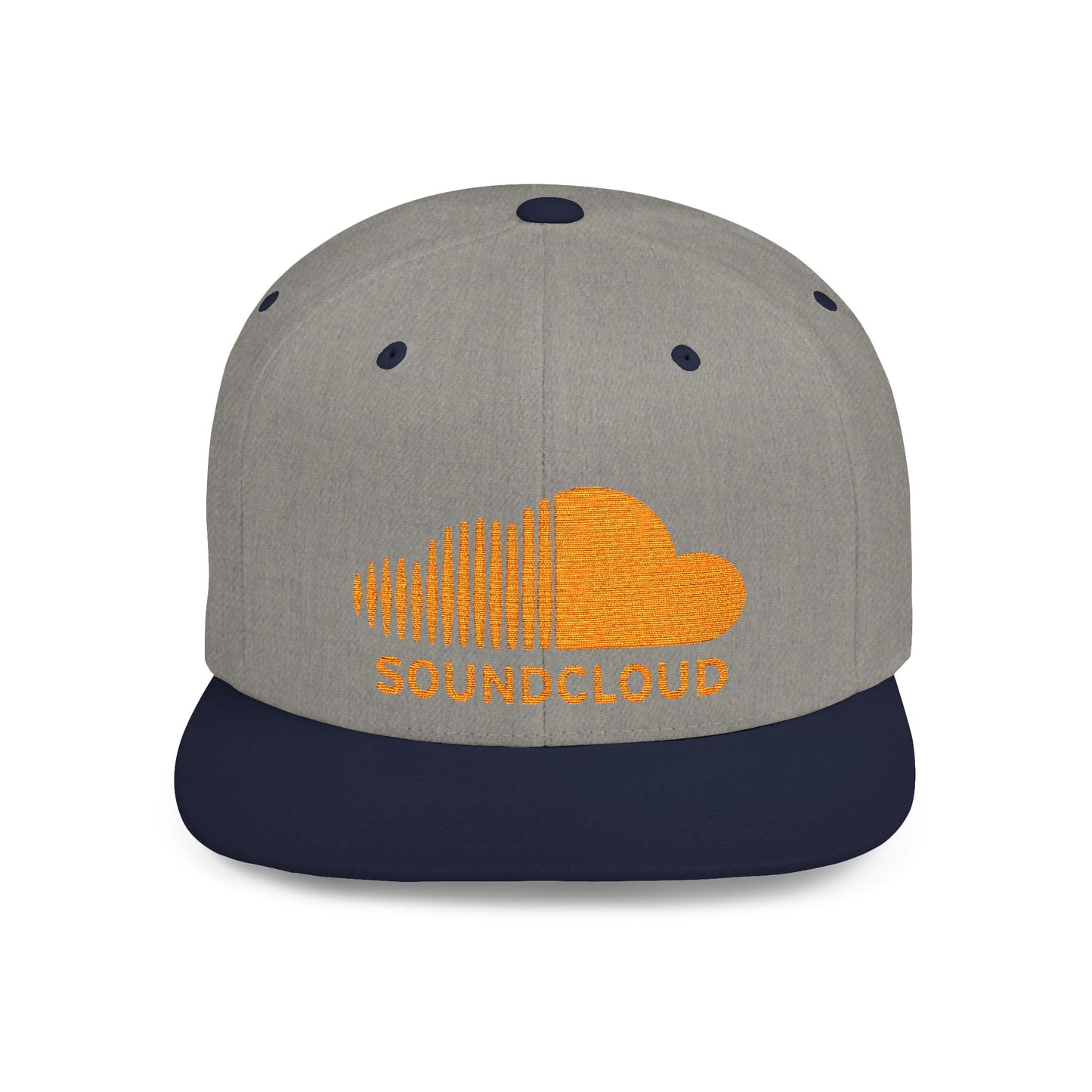 Sound Cloud Flat Bill Snapback – Lightweight, Custom Fit, Premium Quality